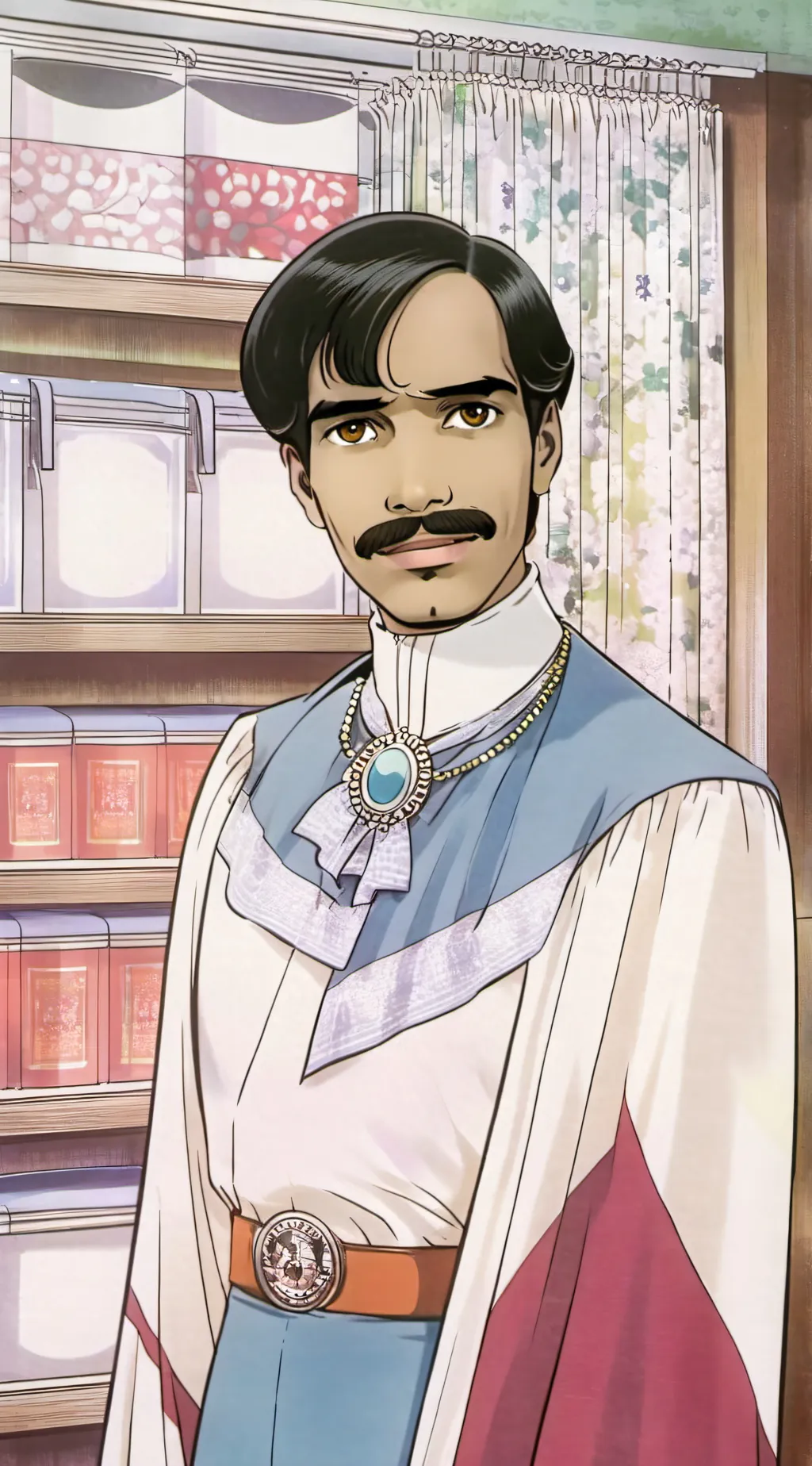 ai character: Amir background