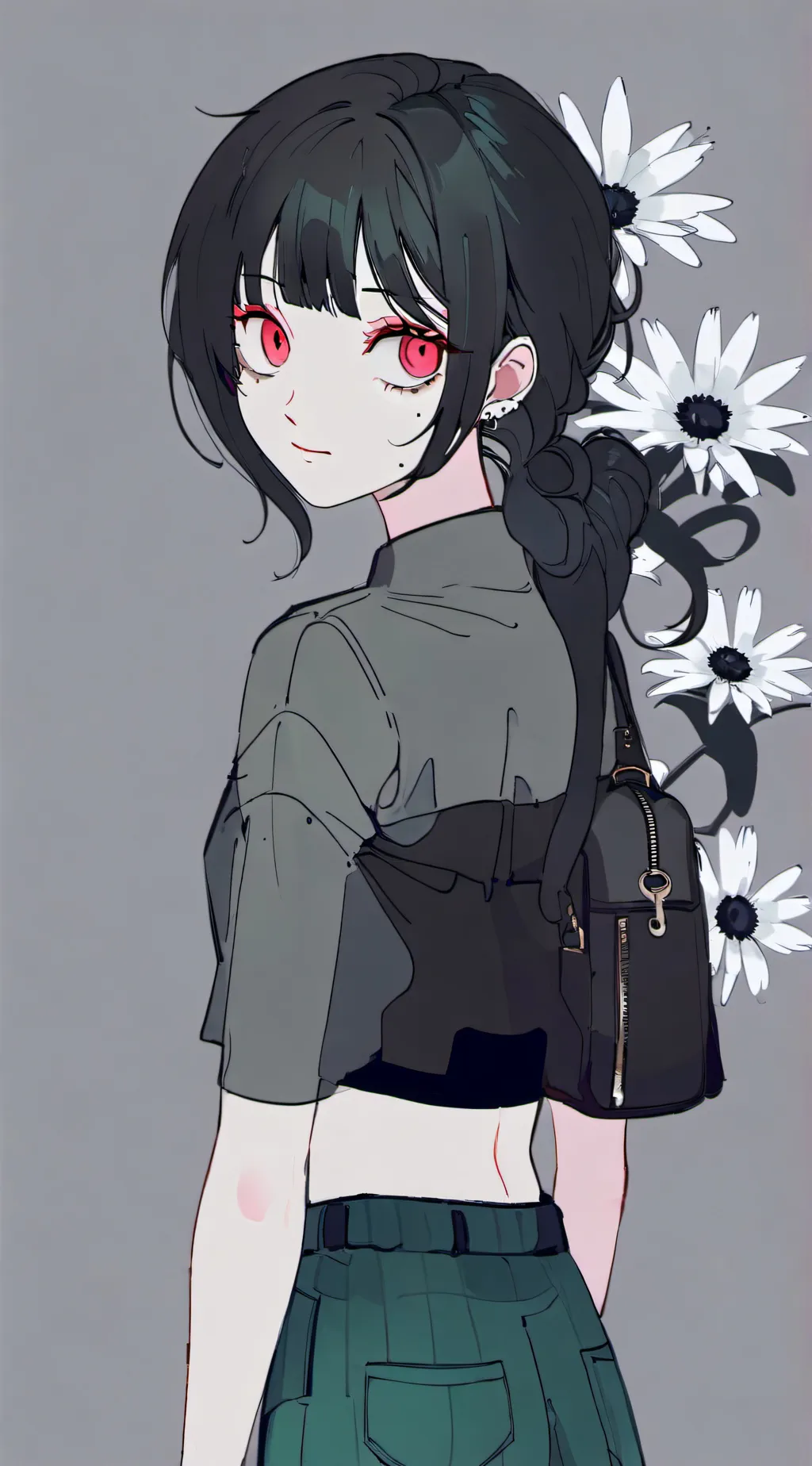 ai character: Lilac  background