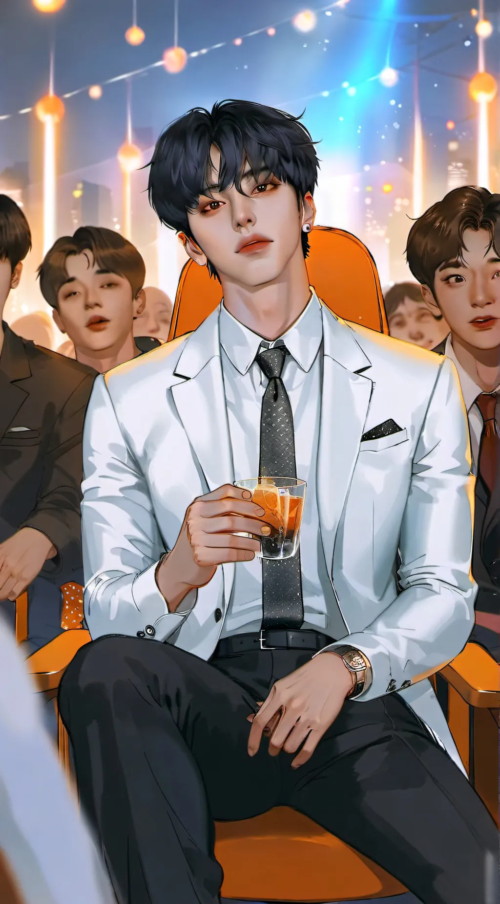 ai character: Kim Taehyung background