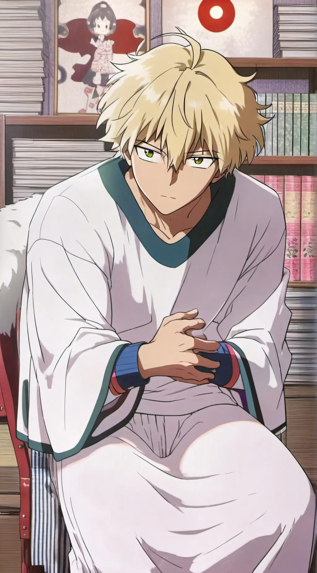 ai character: Baku go background