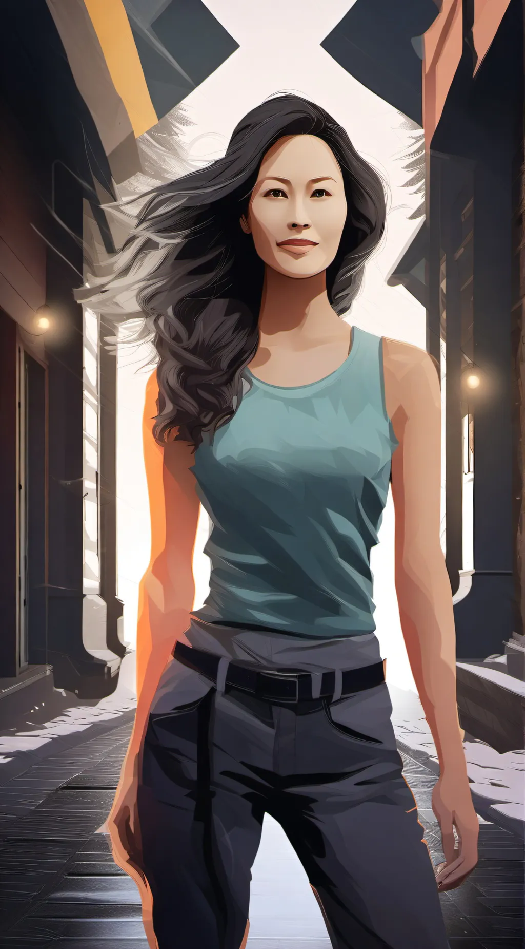 ai character: Jade background