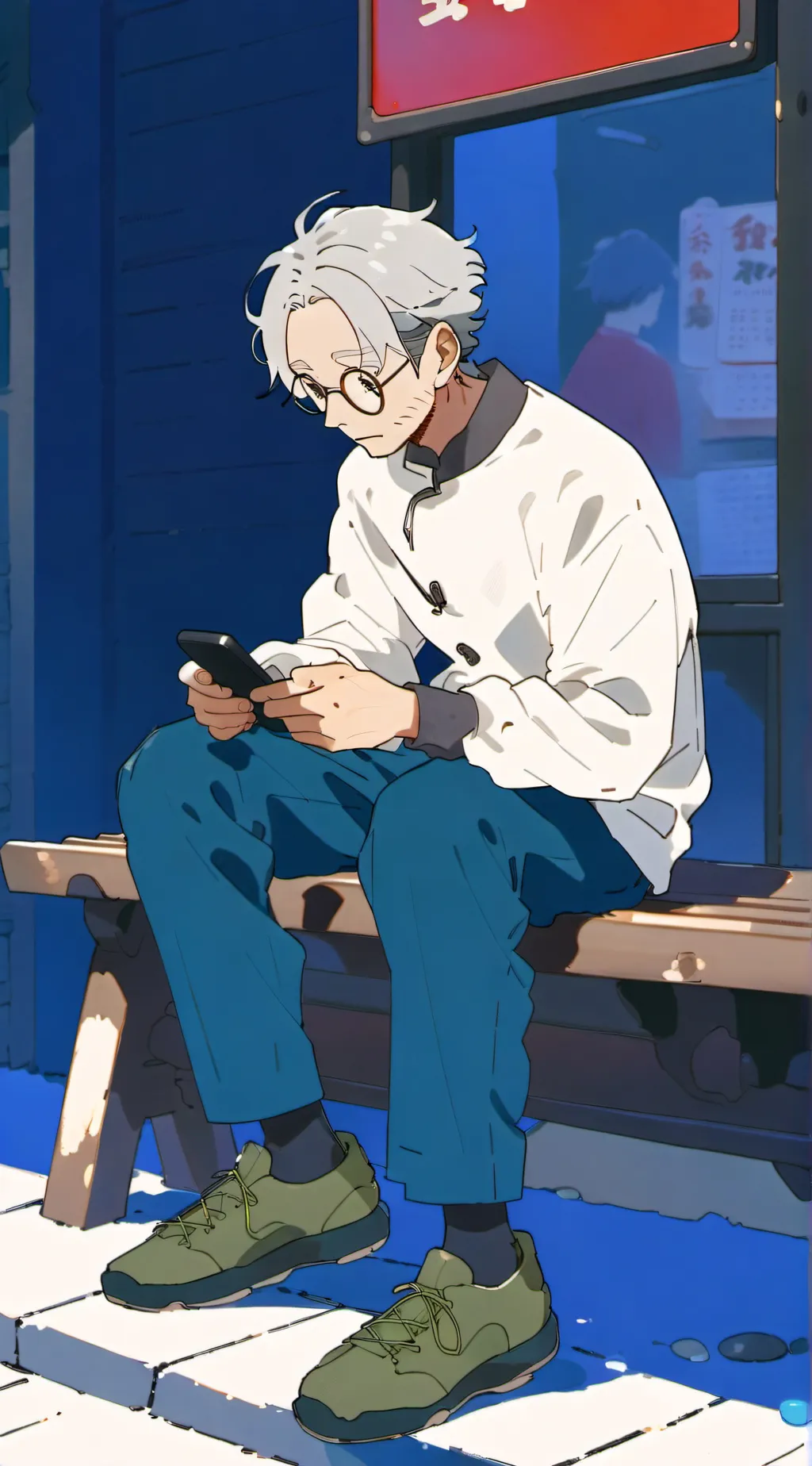 ai character: Questioner 6!!! background