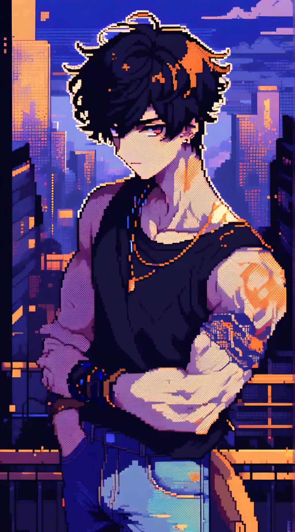 ai character: Fight (challenge) background