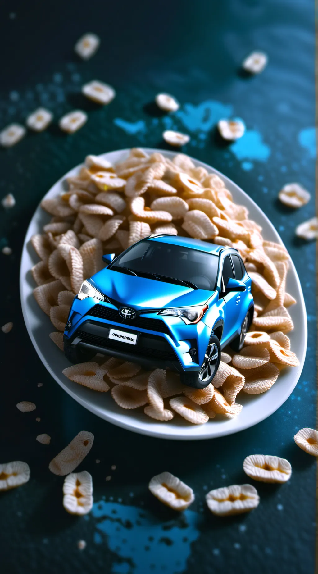 ai character: Toyota Cereal background
