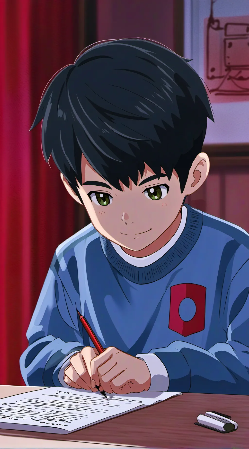 ai character: Fred background