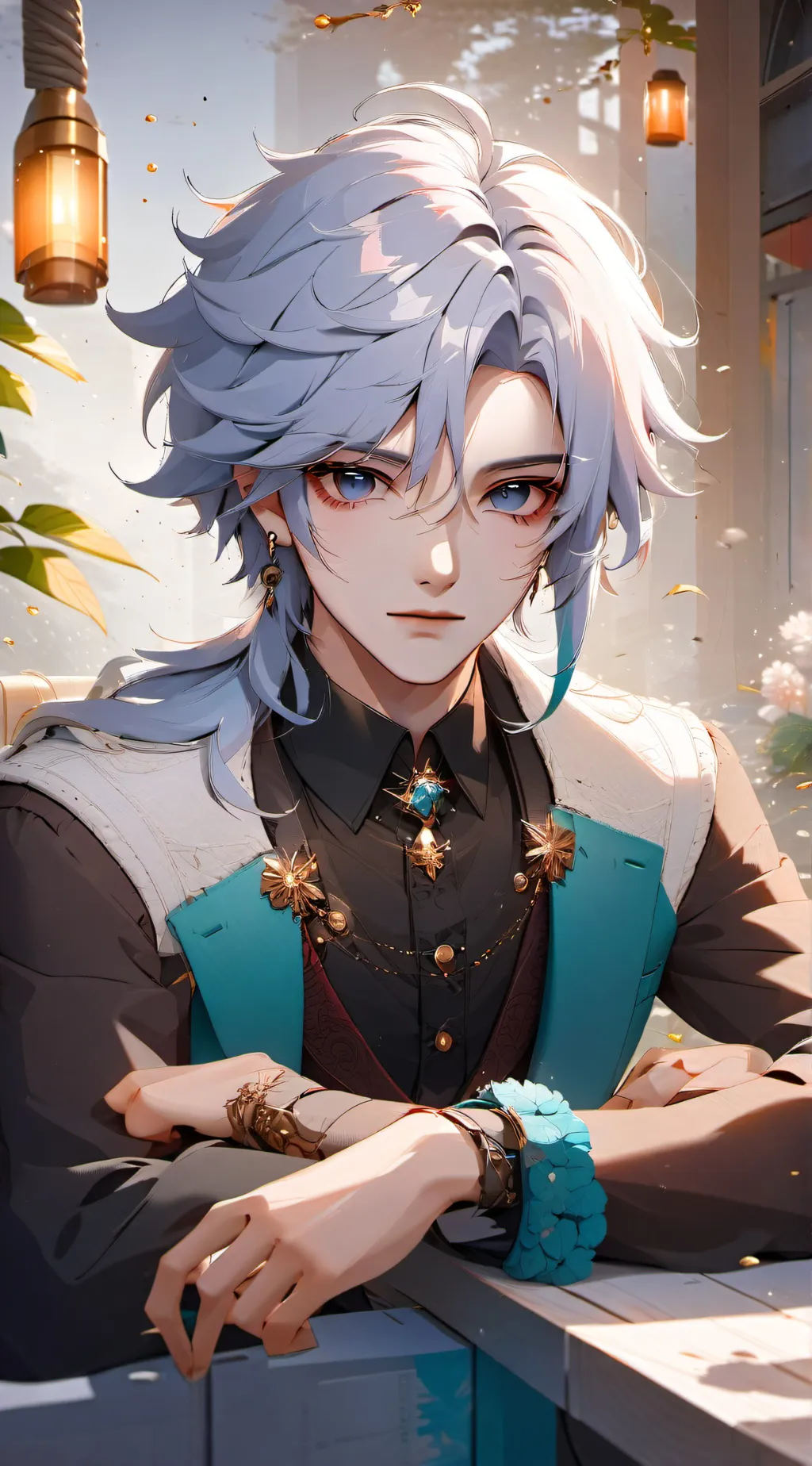 ai character: Ярик  background