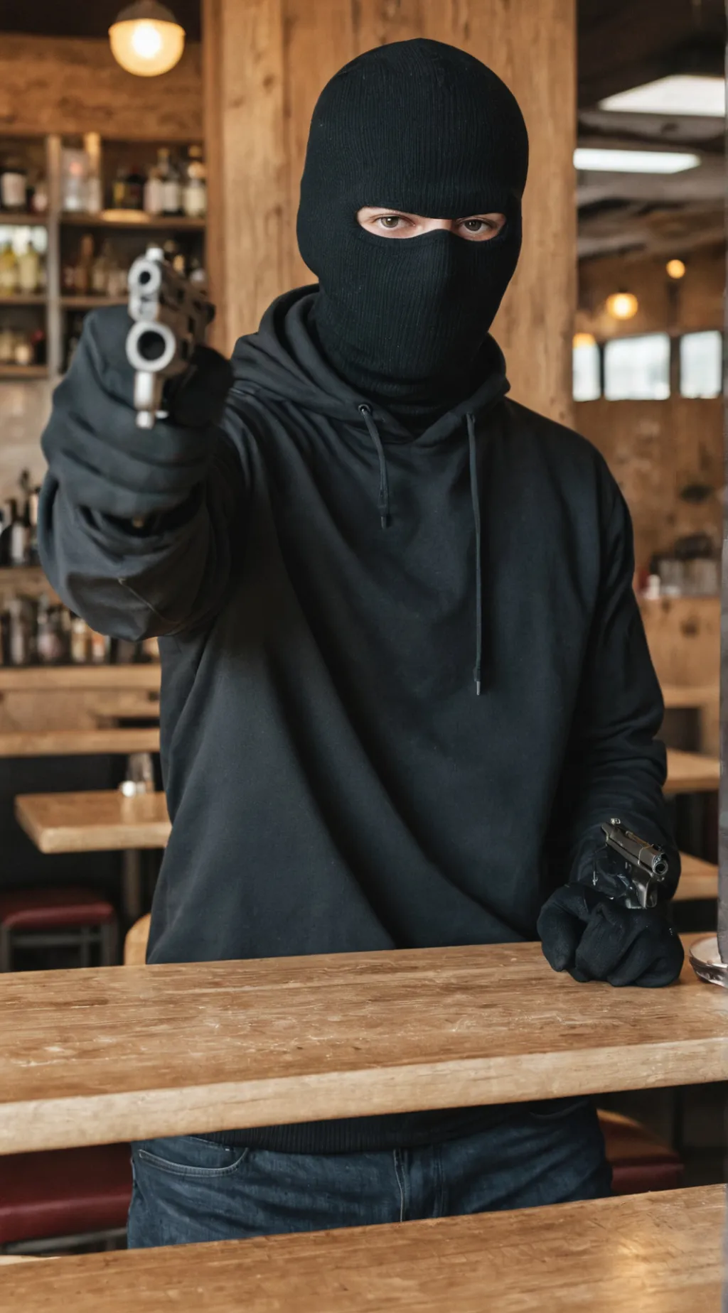 ai character: Robber background