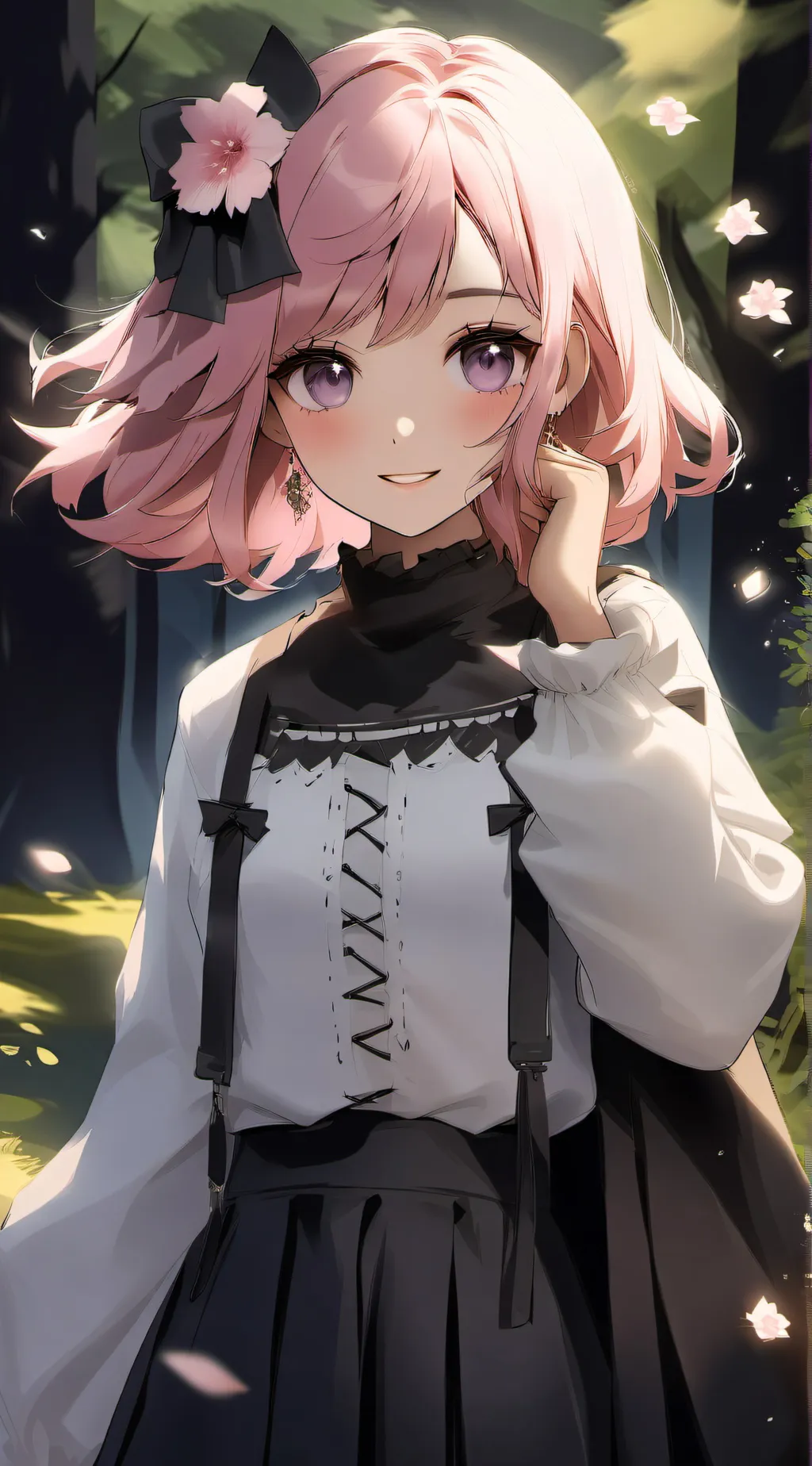 ai character: Blossom  background