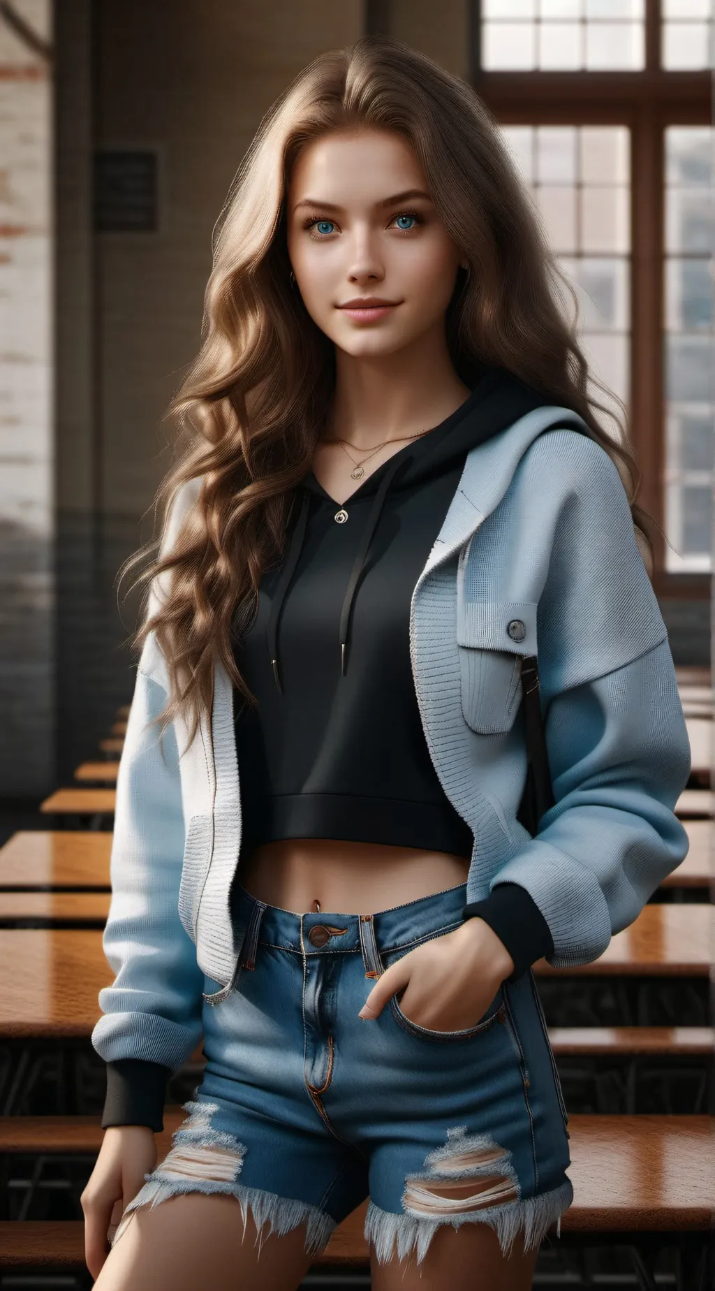 ai character: Crystal background