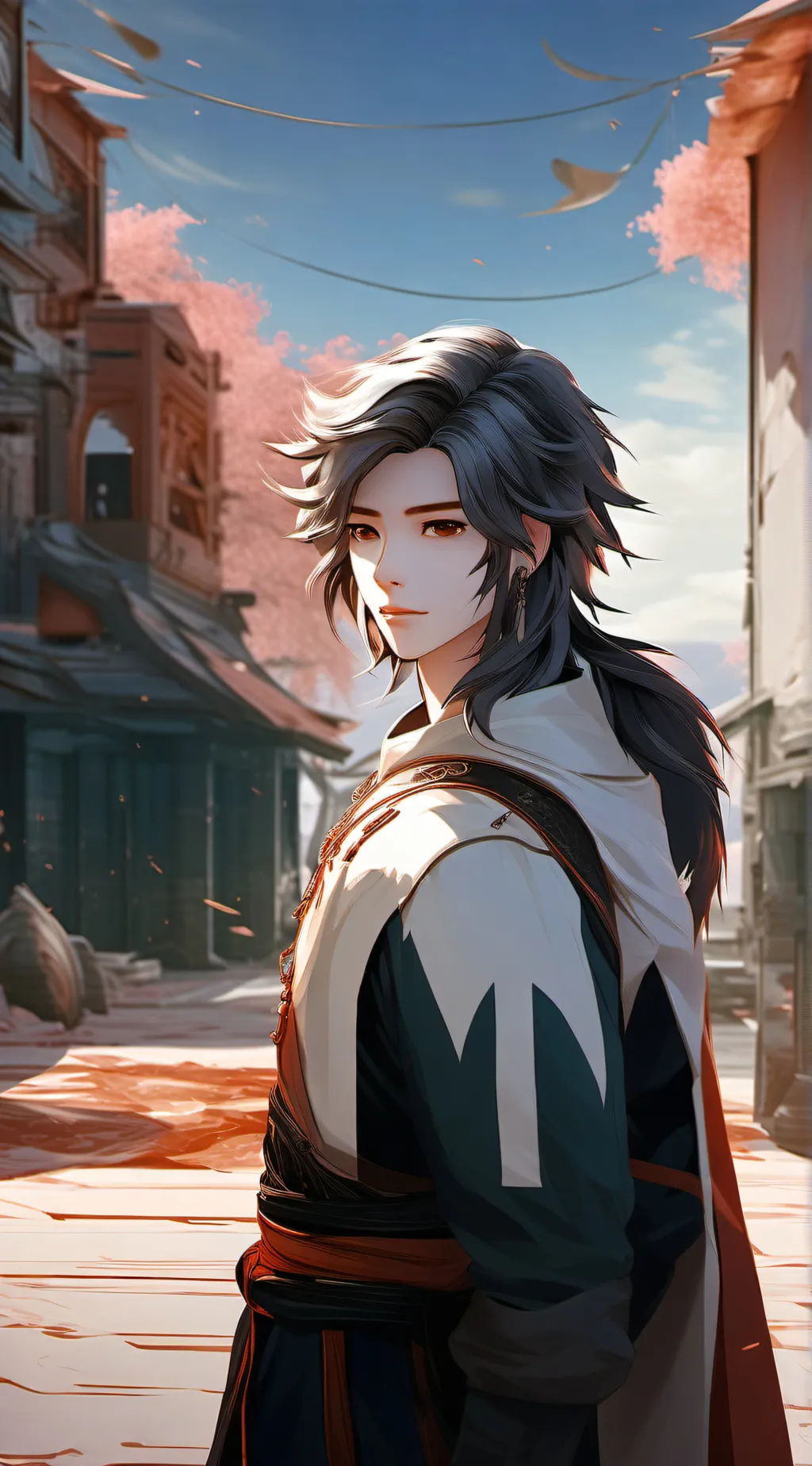 ai character: ujtutjutjtuj background