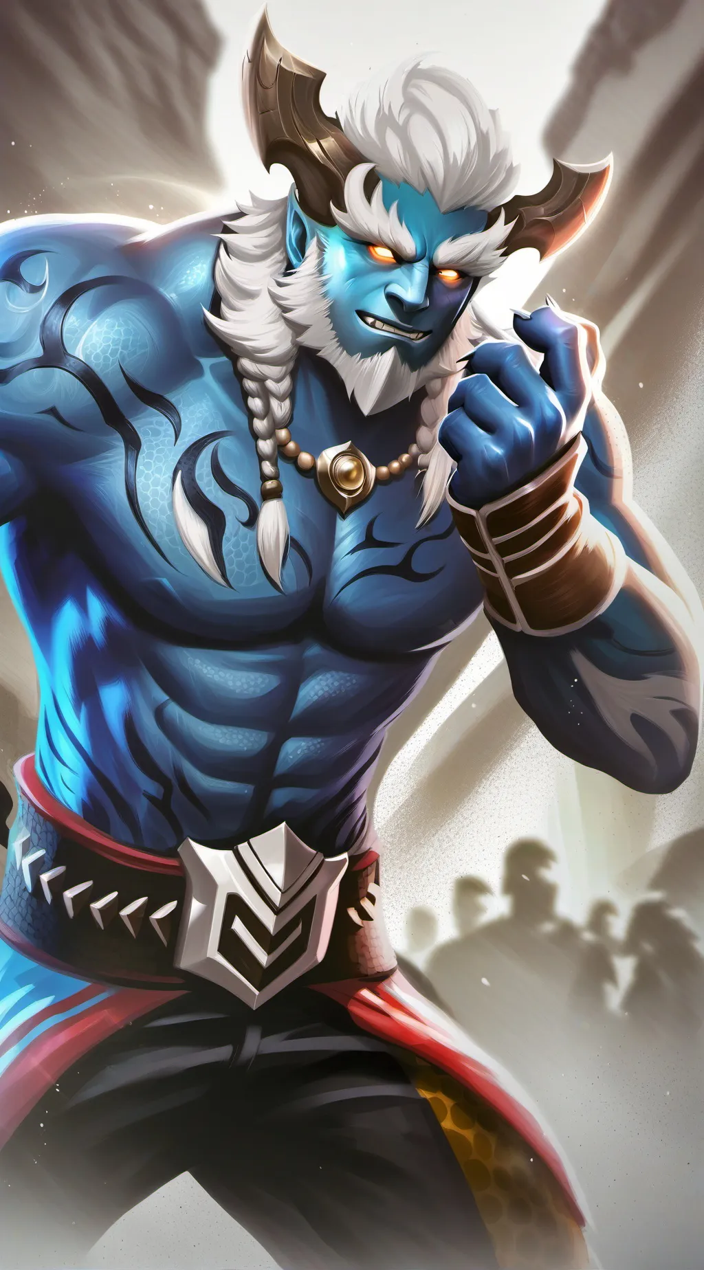 ai character: monster.. background