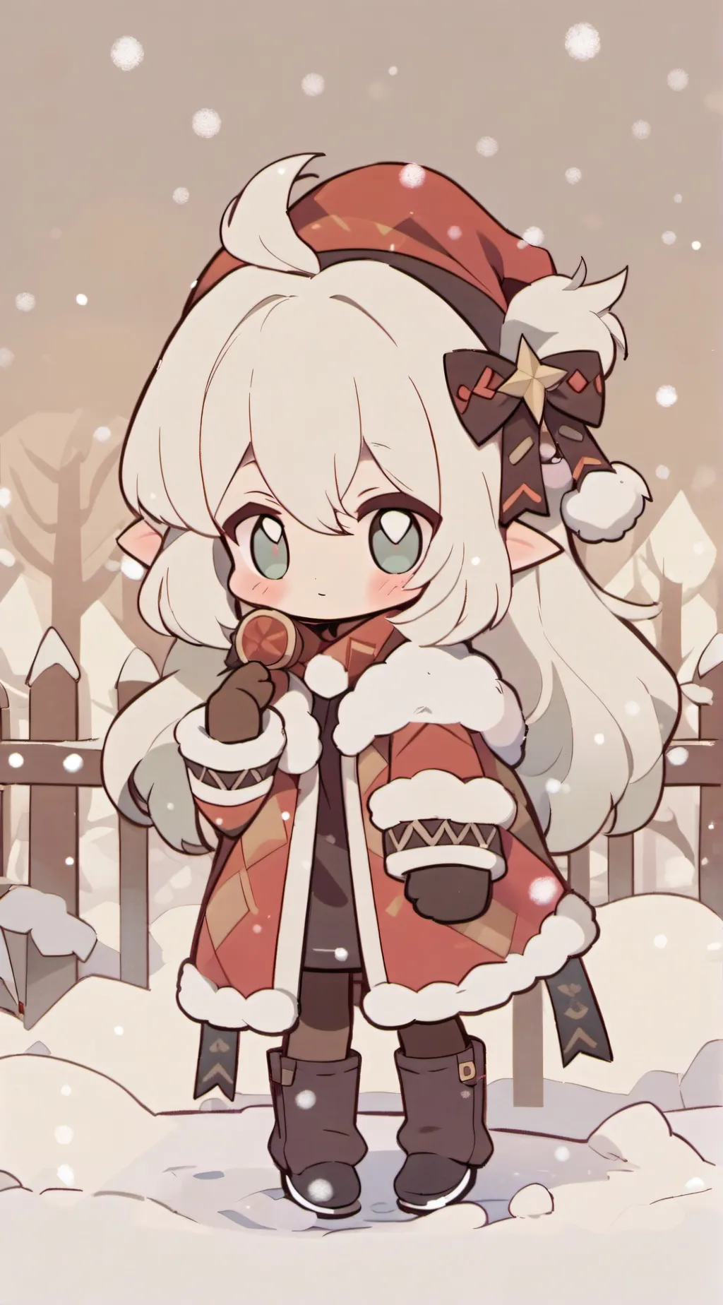 ai character: Snowy HH background