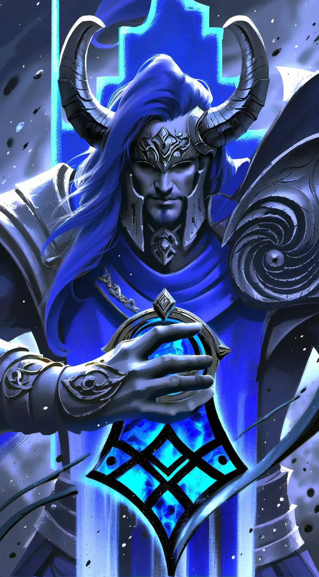 ai character: grim reaper background