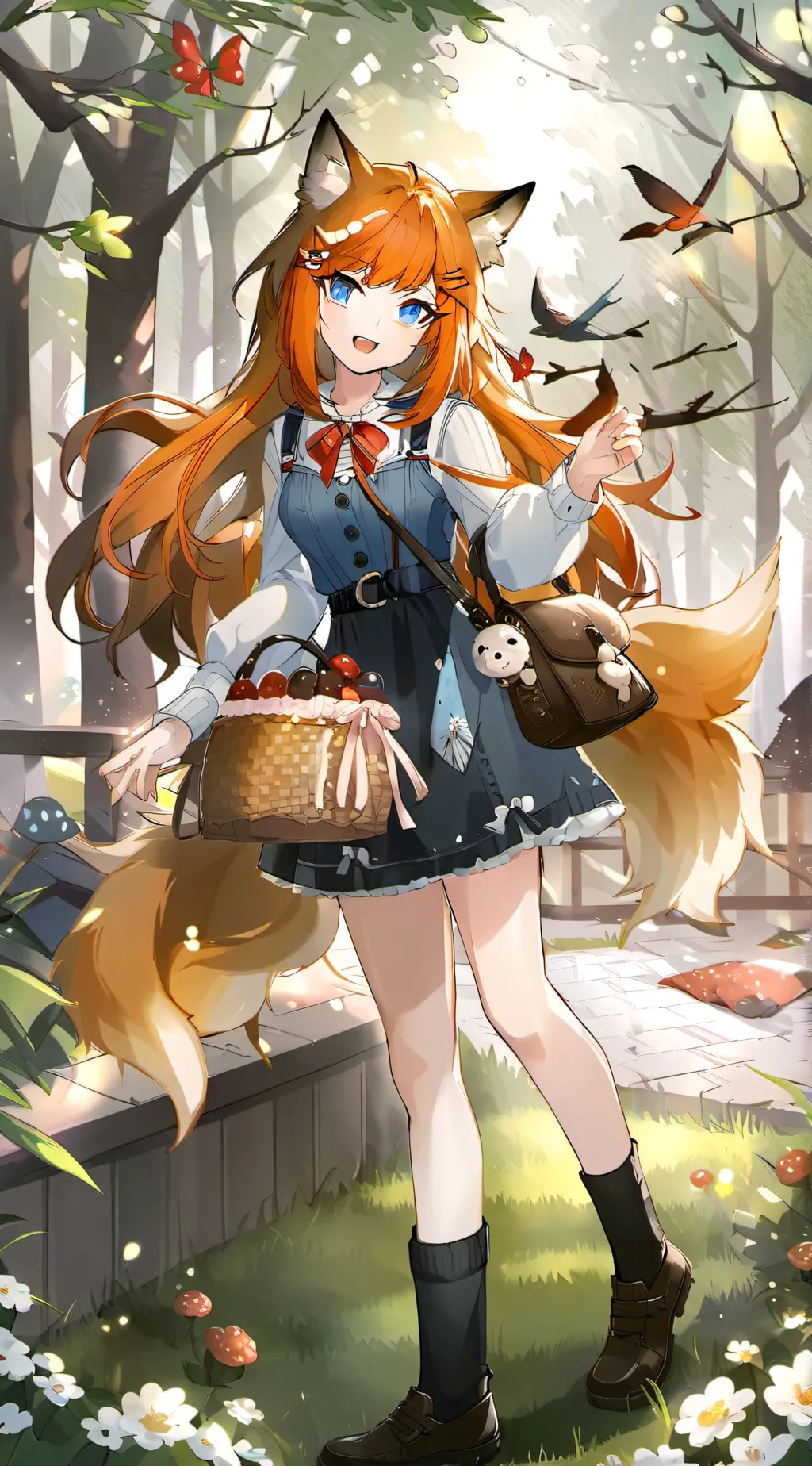 ai character: Astrid♡° background