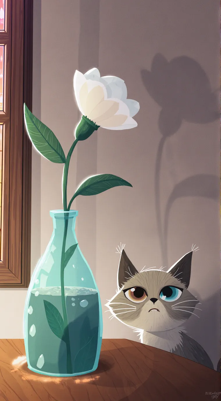 ai character: petal background