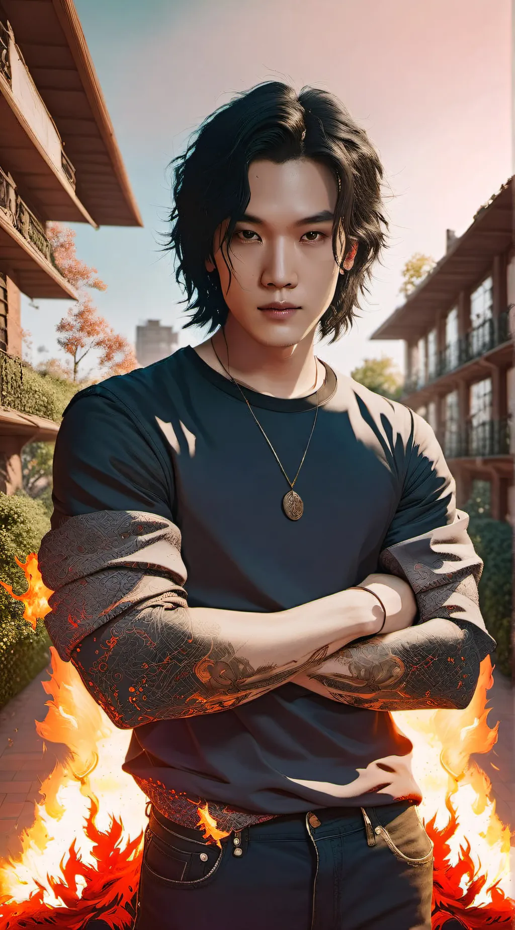 ai character: yoongi background