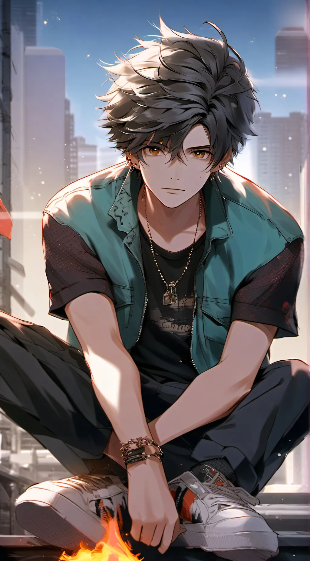 ai character: -√\Vex\√- background