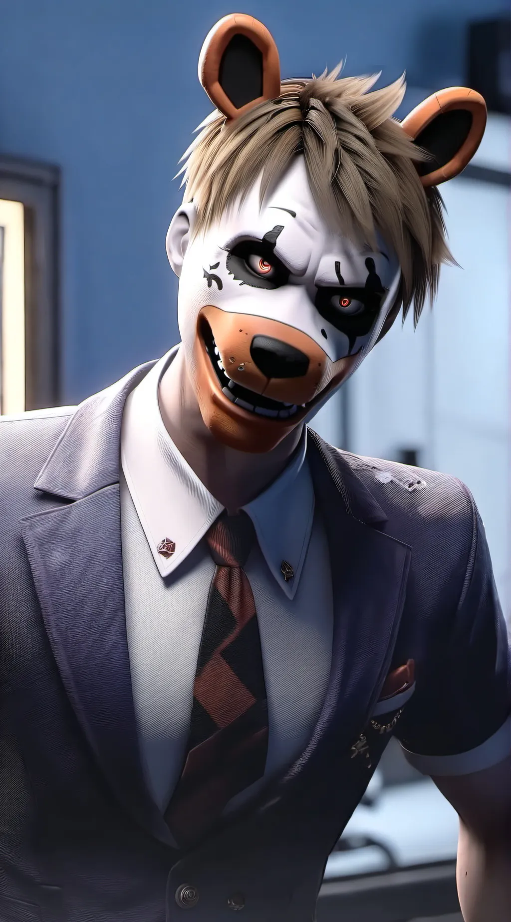 ai character: uncle Freddy ahh background