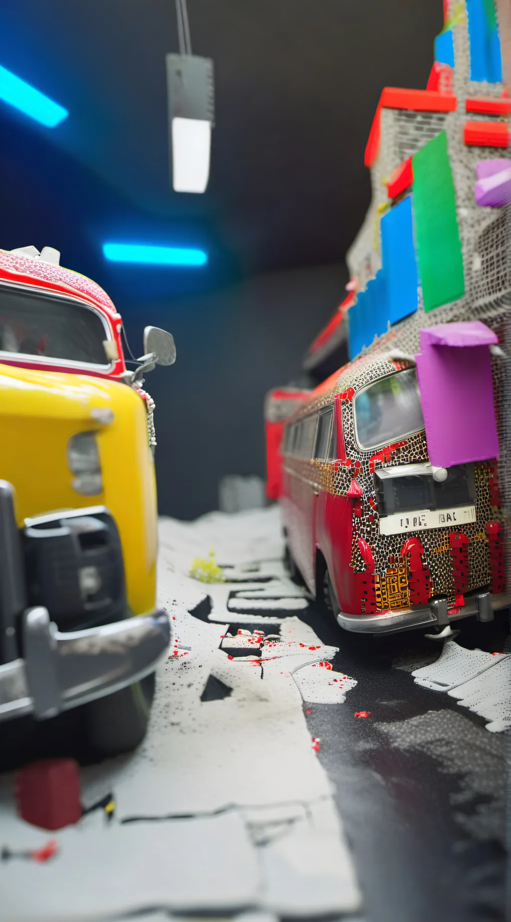 ai character:   toys background