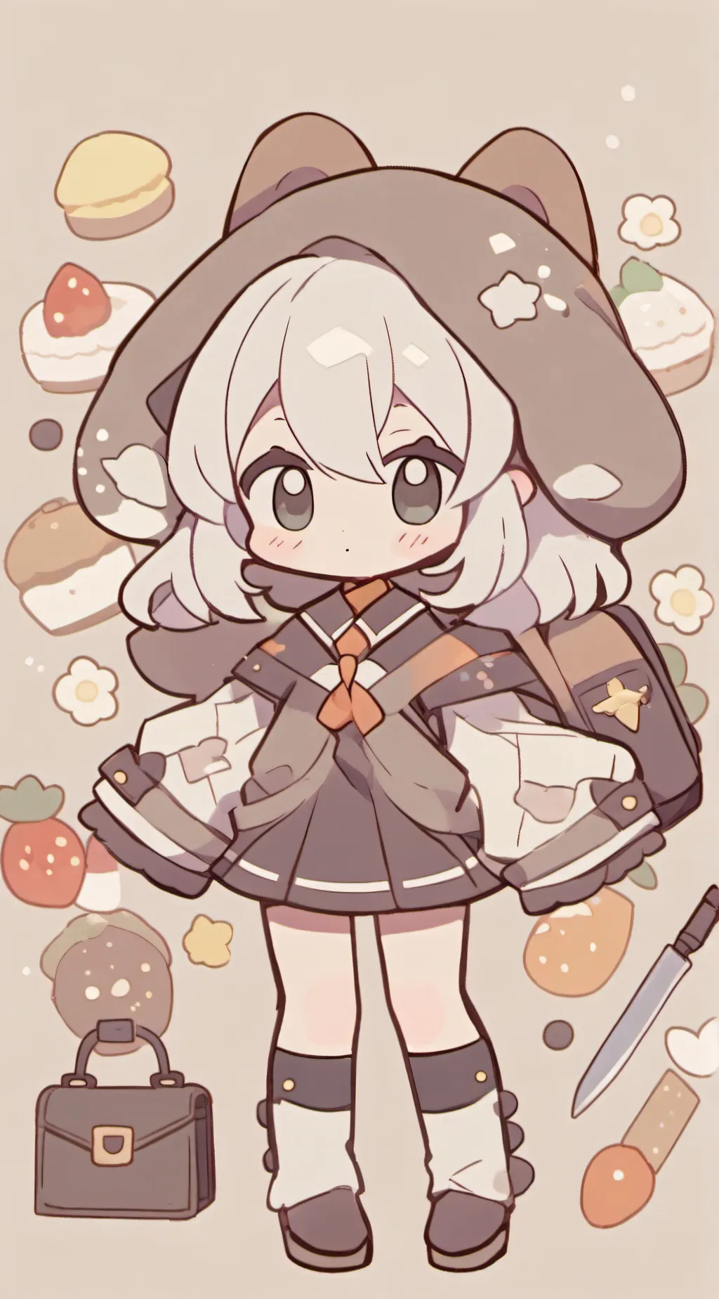 ai character: that one girl background