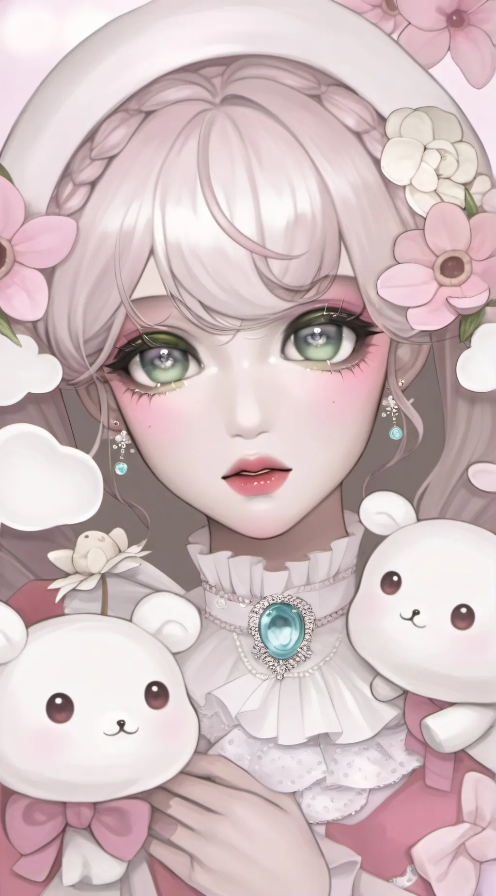 ai character: Love is poison  background