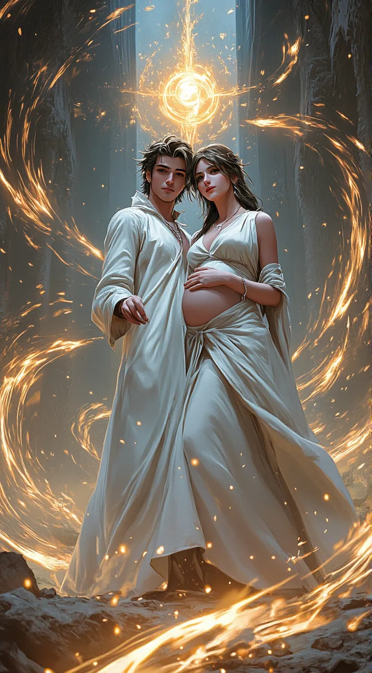 ai character: Your pregnant  background