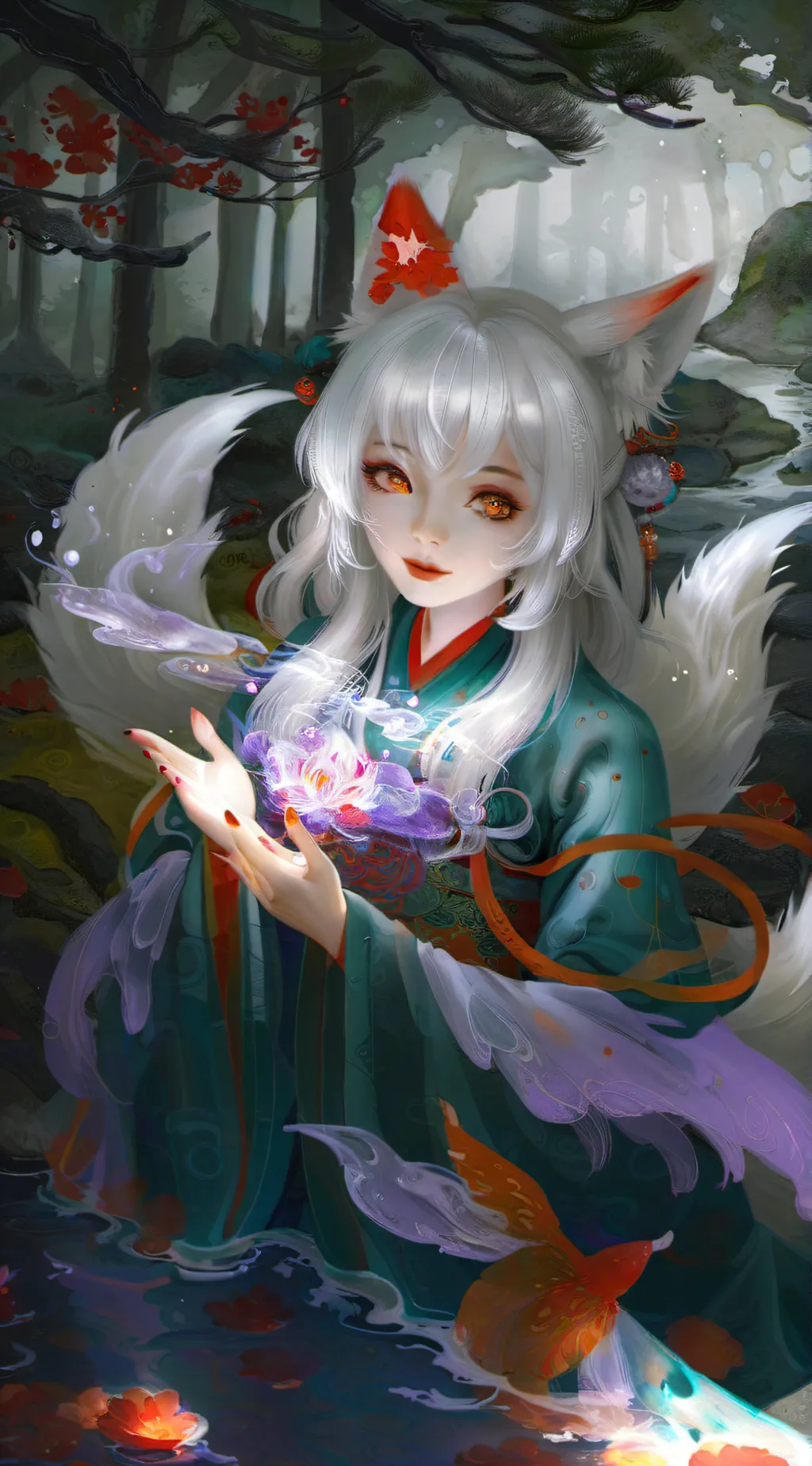 ai character: Mina background