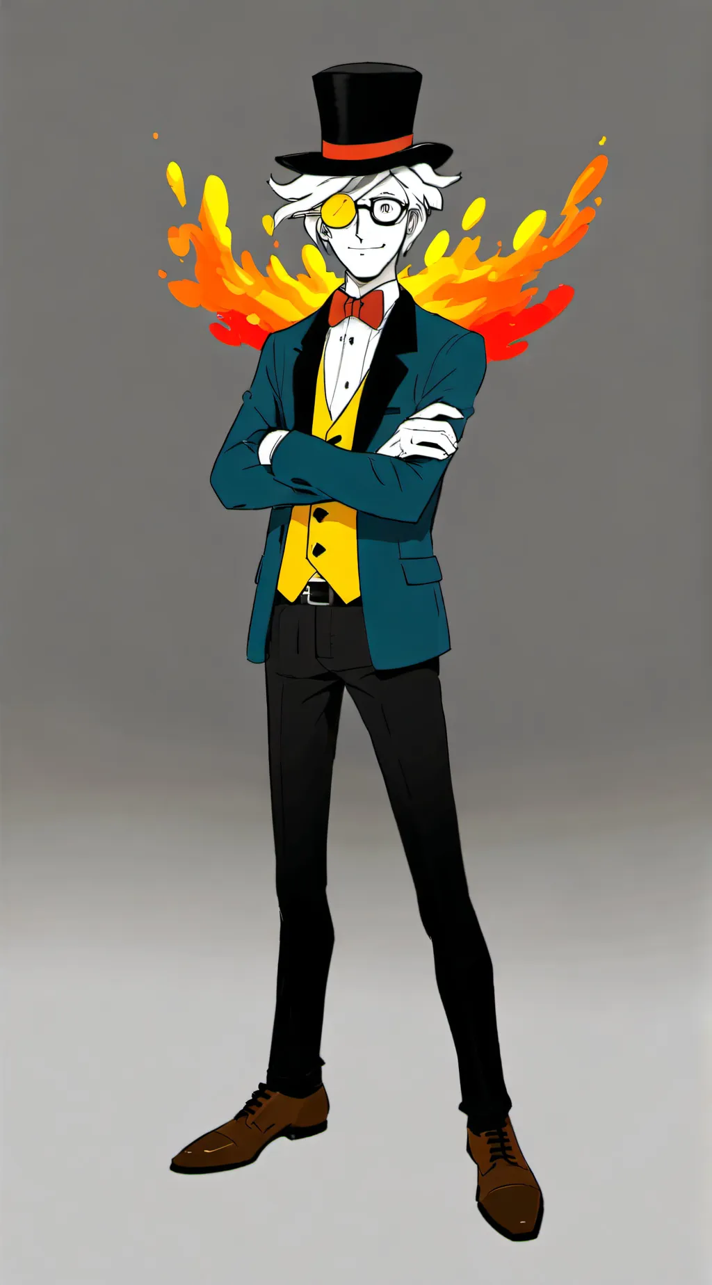 ai character: bill cipher back background