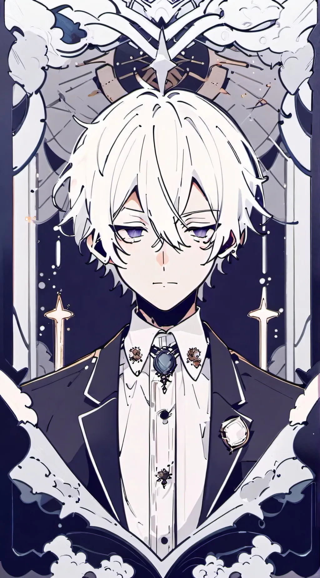 ai character: mha war background