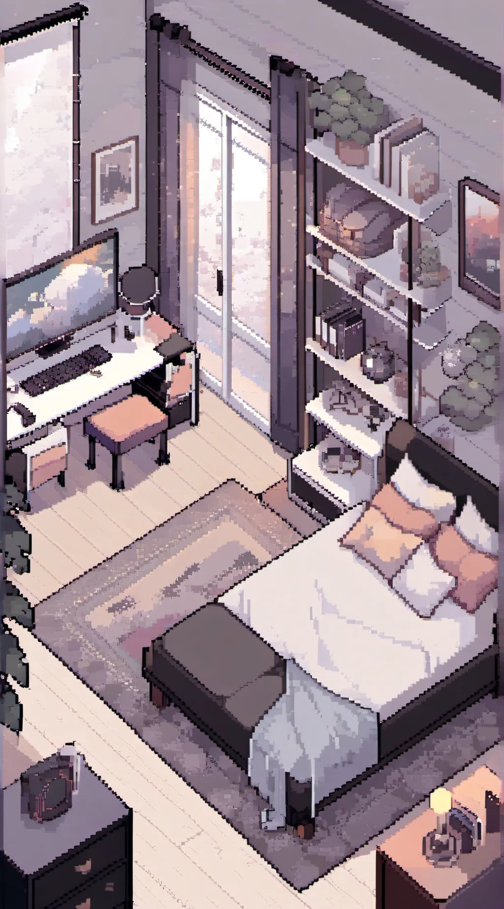 ai character: MHA Sleepover background