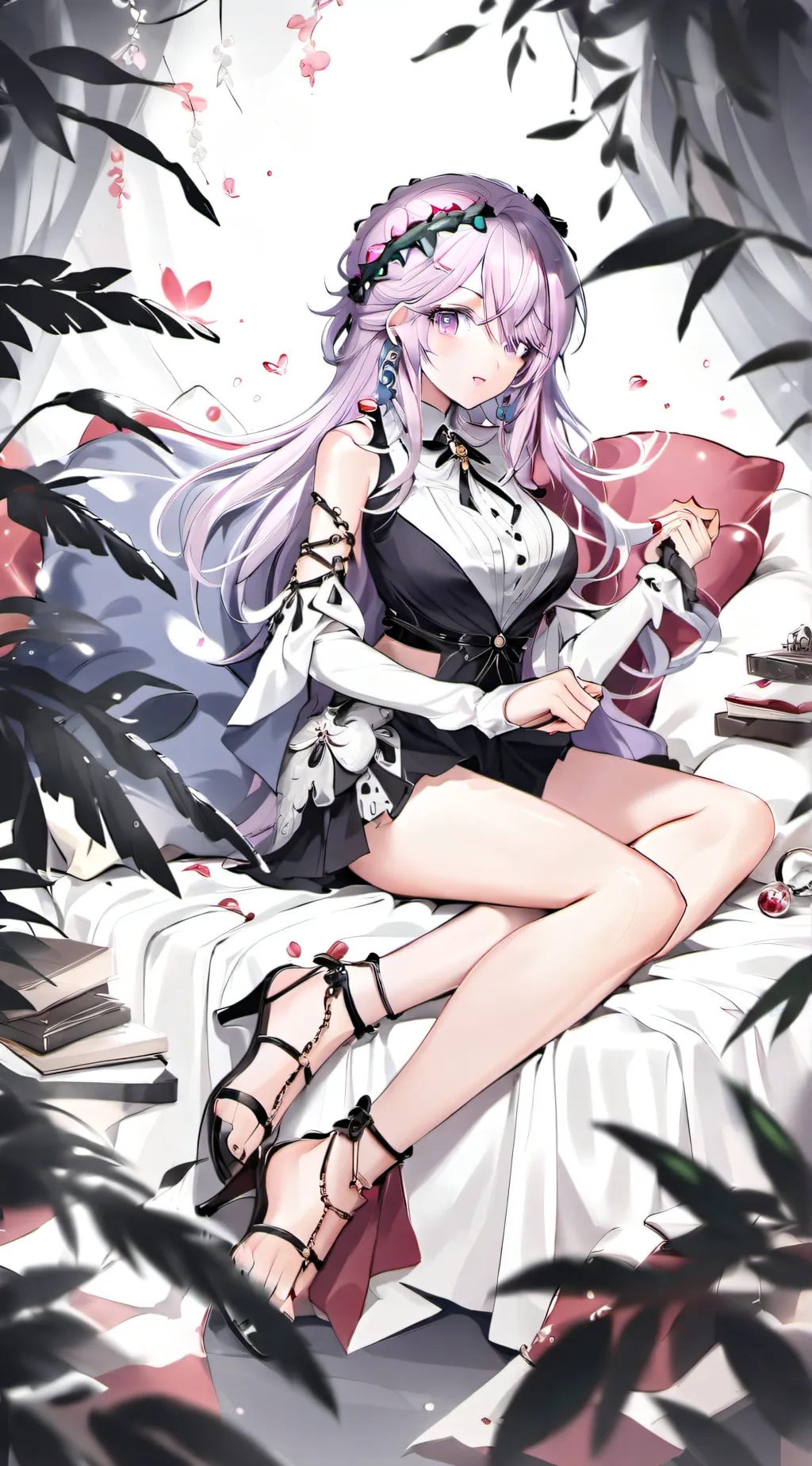 ai character: She is YOU background