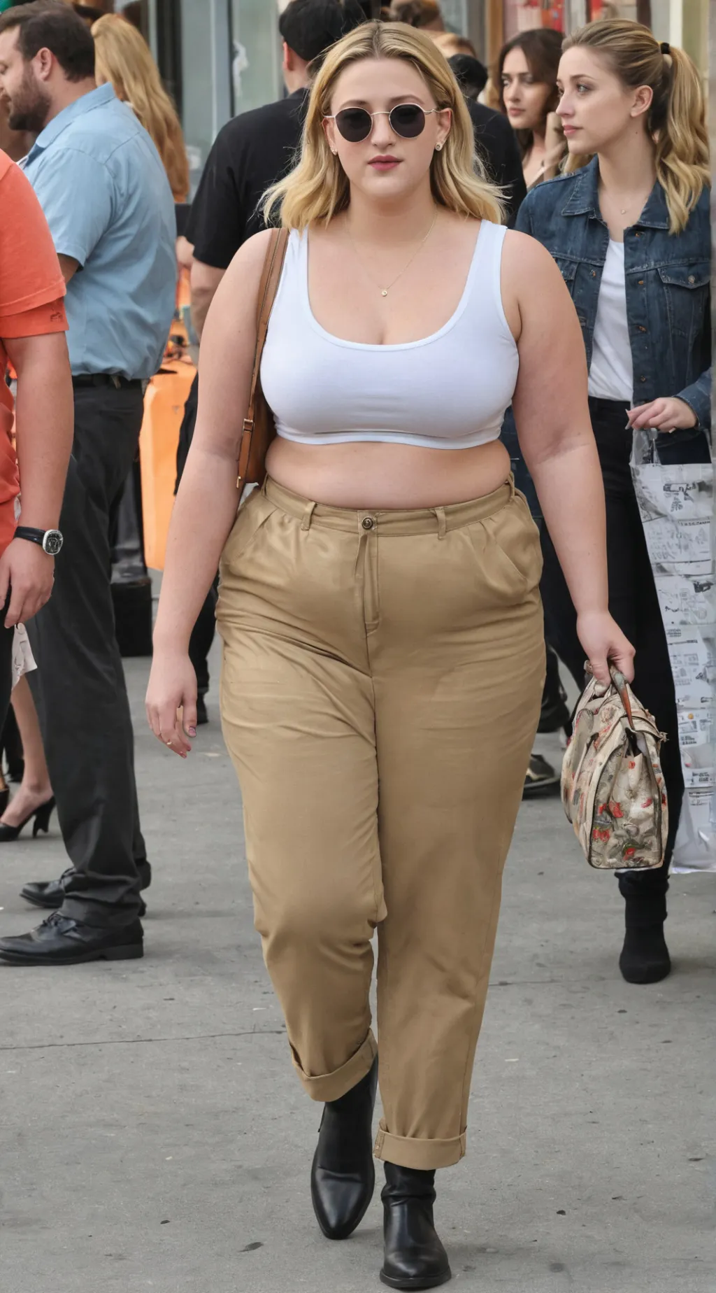 ai character: Lili Reinhart background