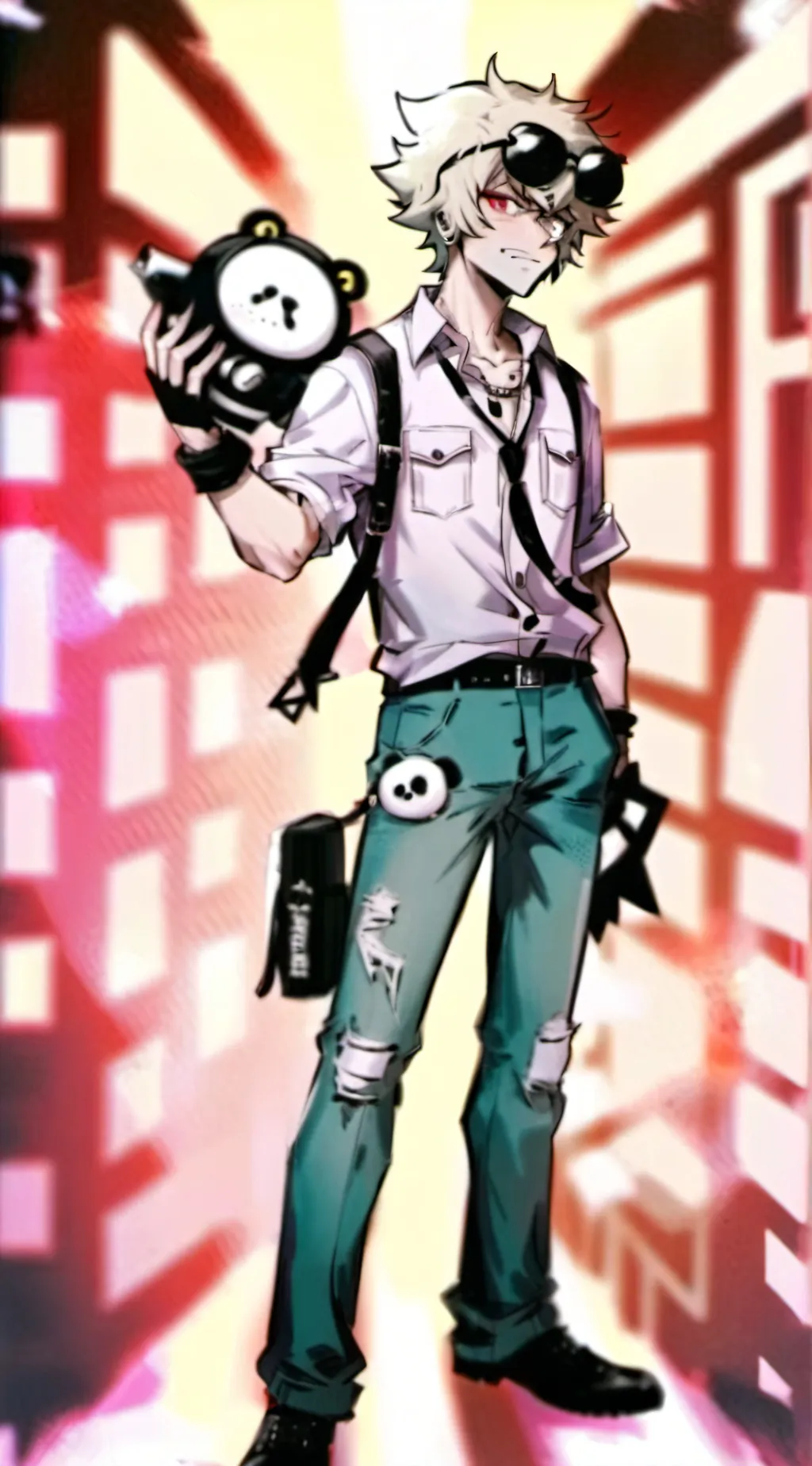 ai character: Bakugo😮‍💨 background