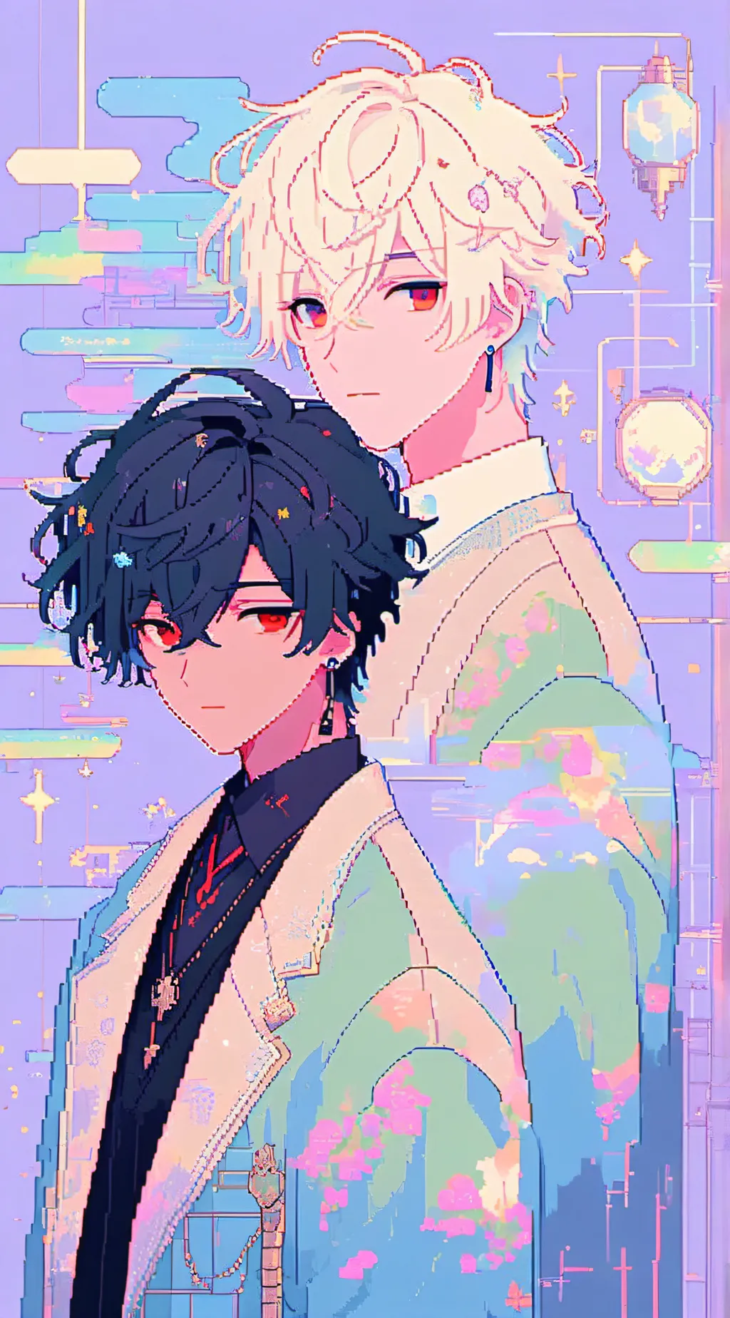 ai character: Mike and Luke background