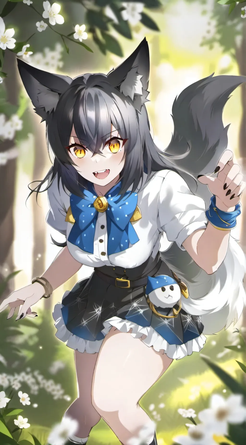 ai character: Luna background