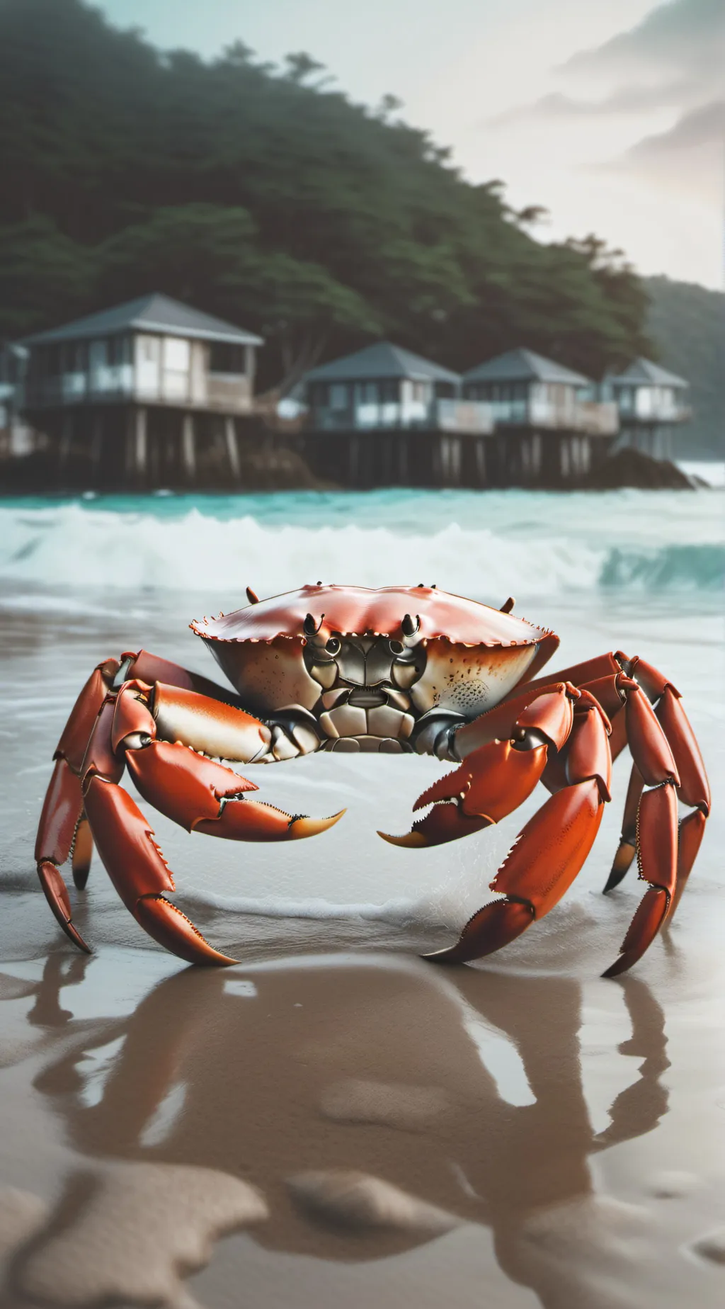ai character: Crab boss  background