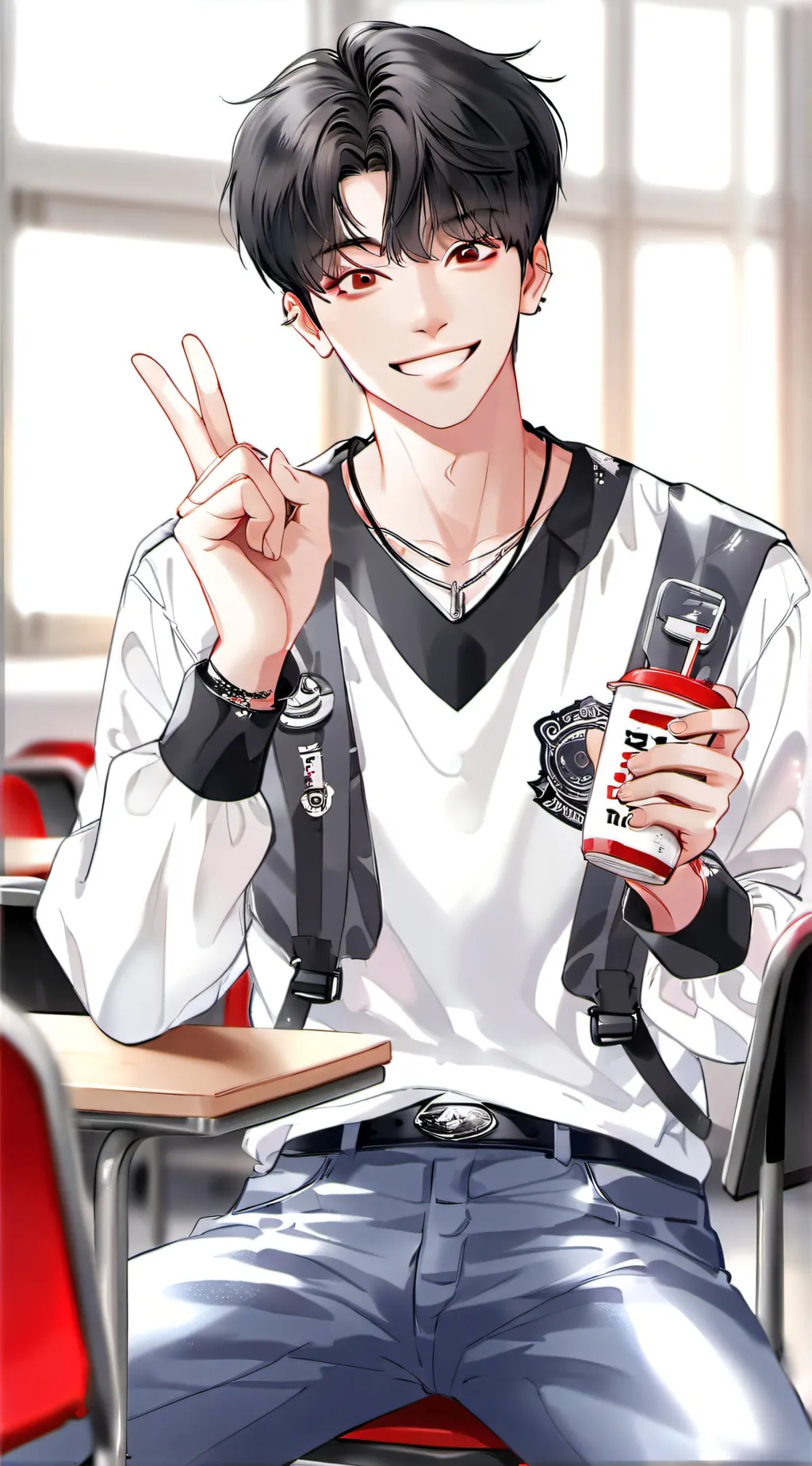 ai character: Harvey background