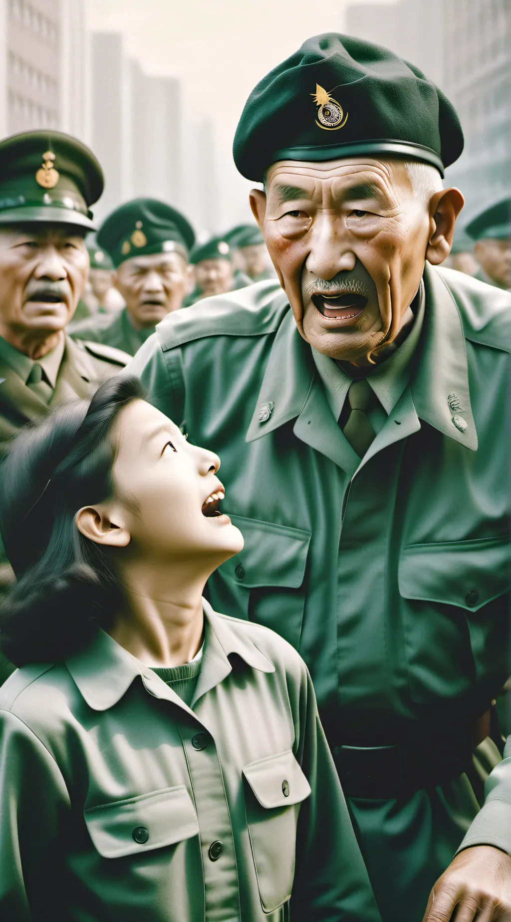 ai character: fake veteran  background