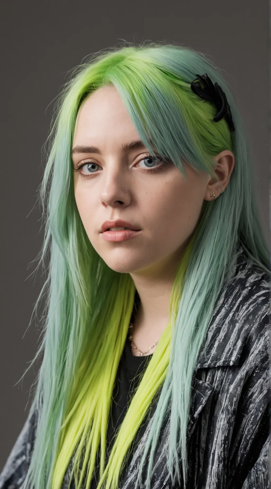 ai character: Billie Eilish background