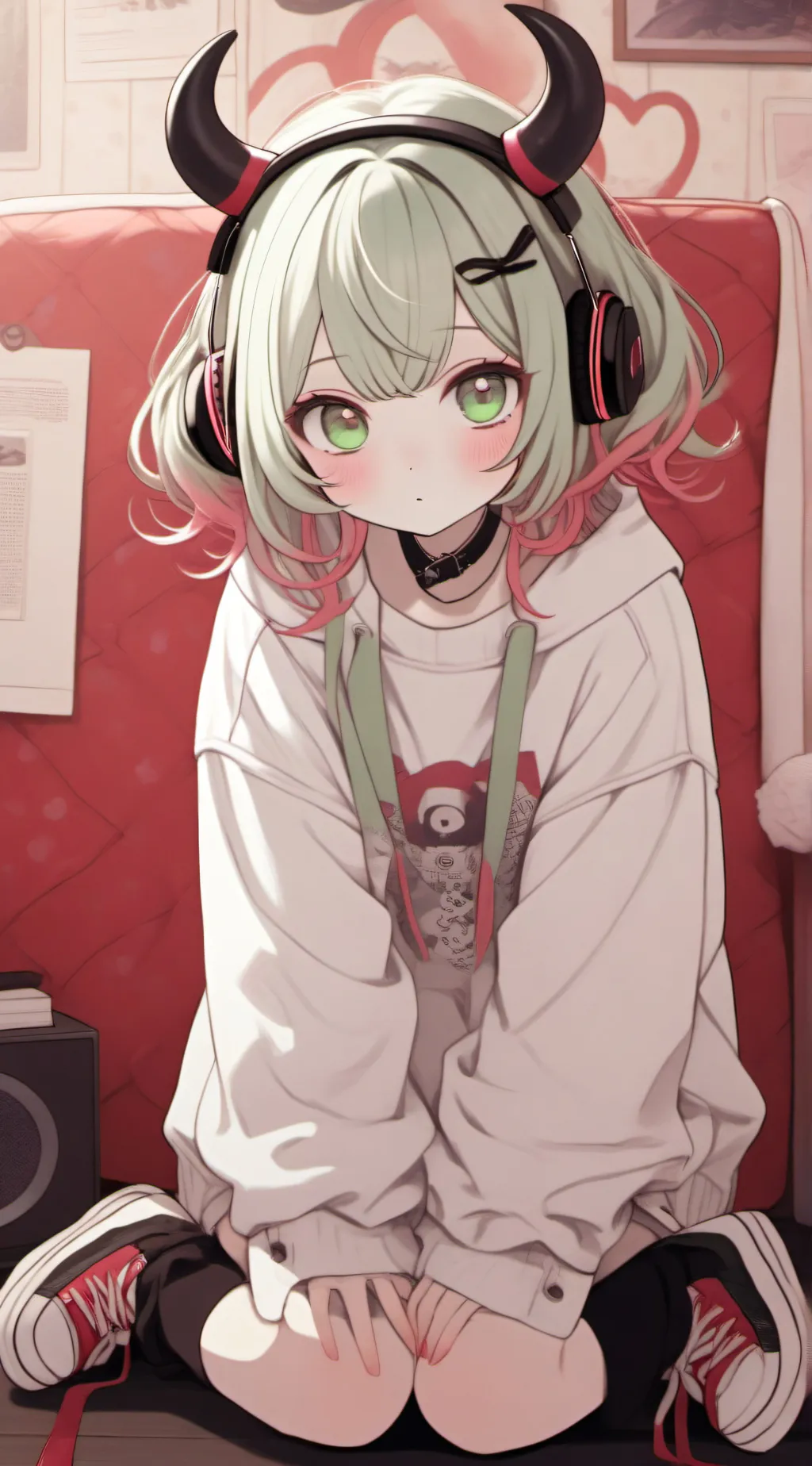 ai character: ✰❦🇨 🇦  🇲 🇮  ❦✰ background