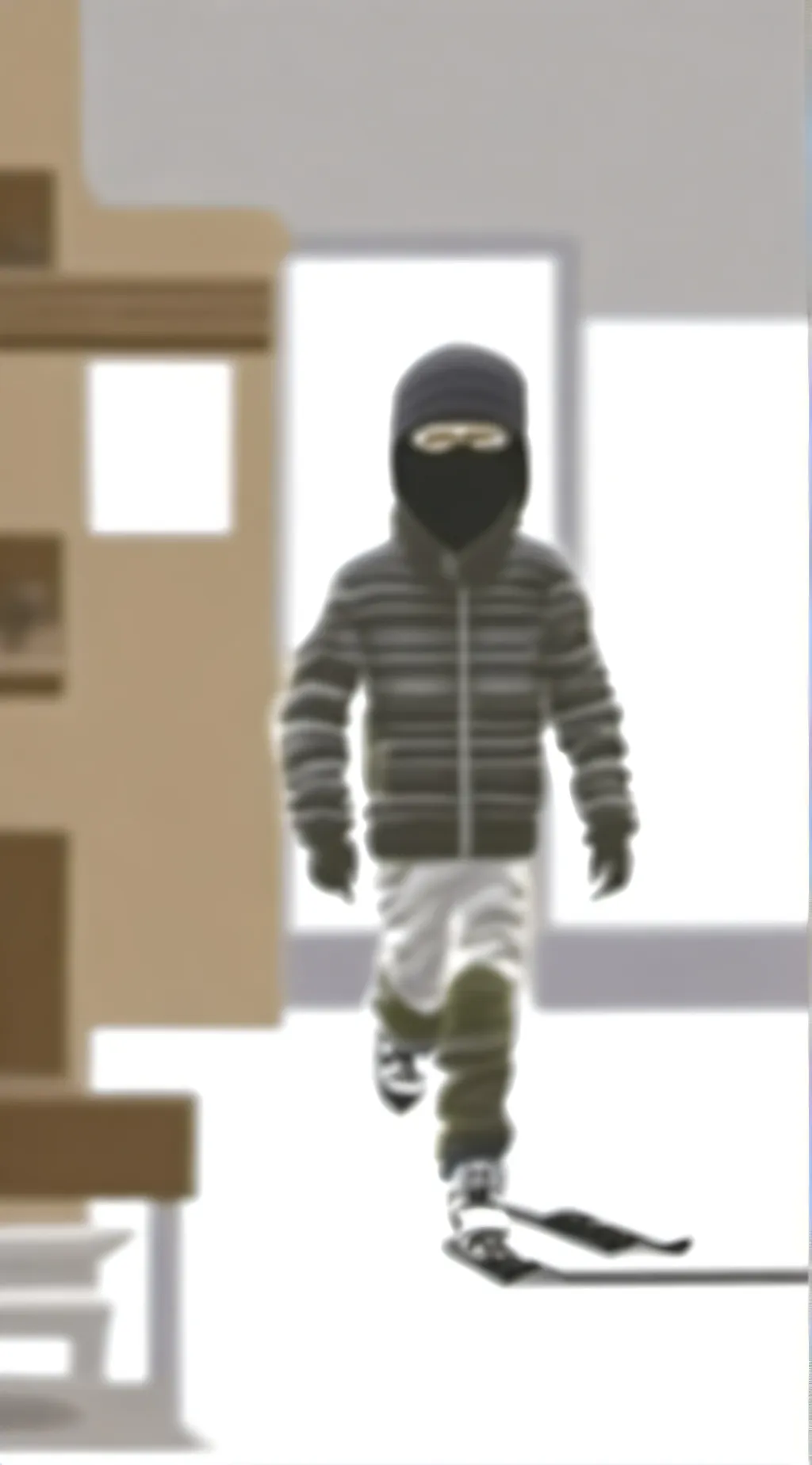 ai character: big dew background