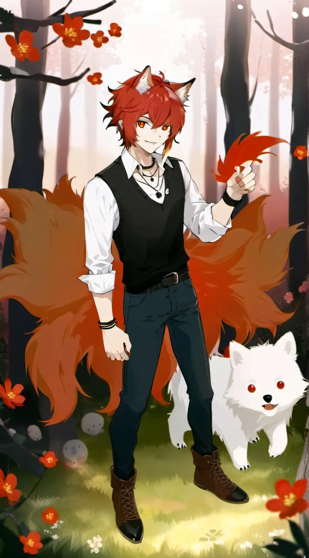 ai character: Alan (Wolfboy) background