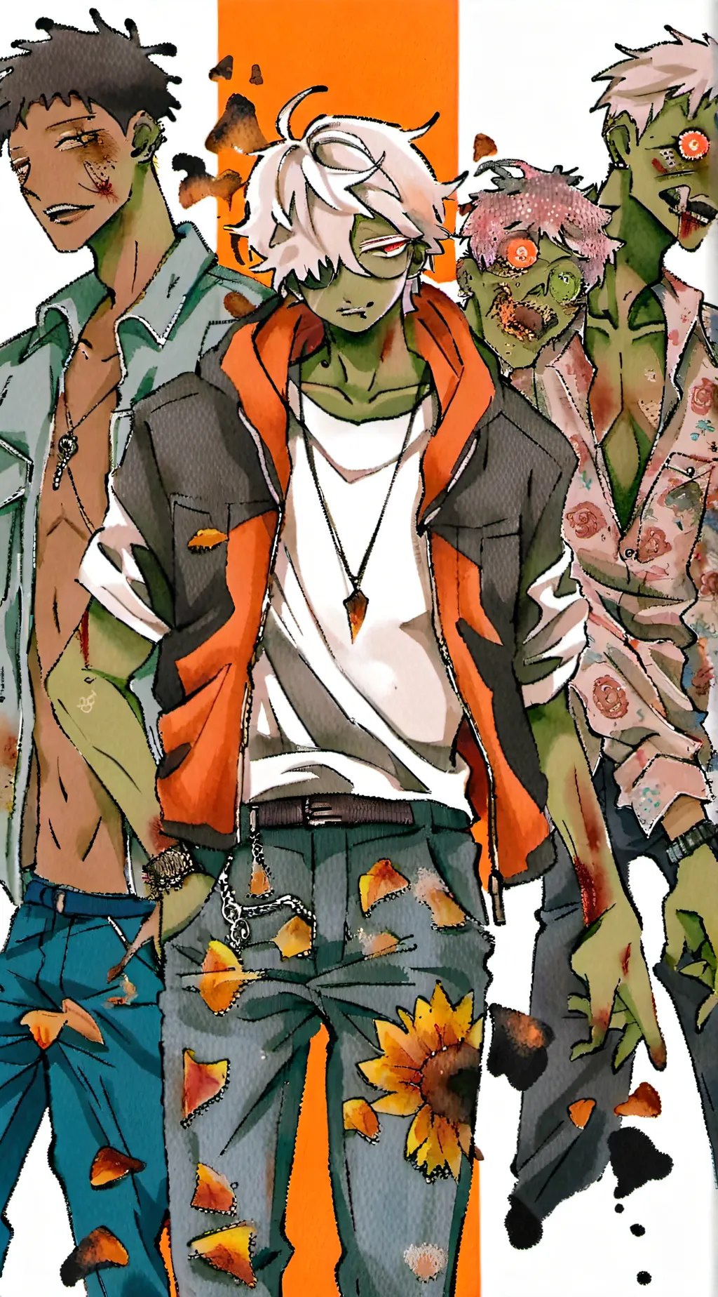 ai character: selever zombie  background