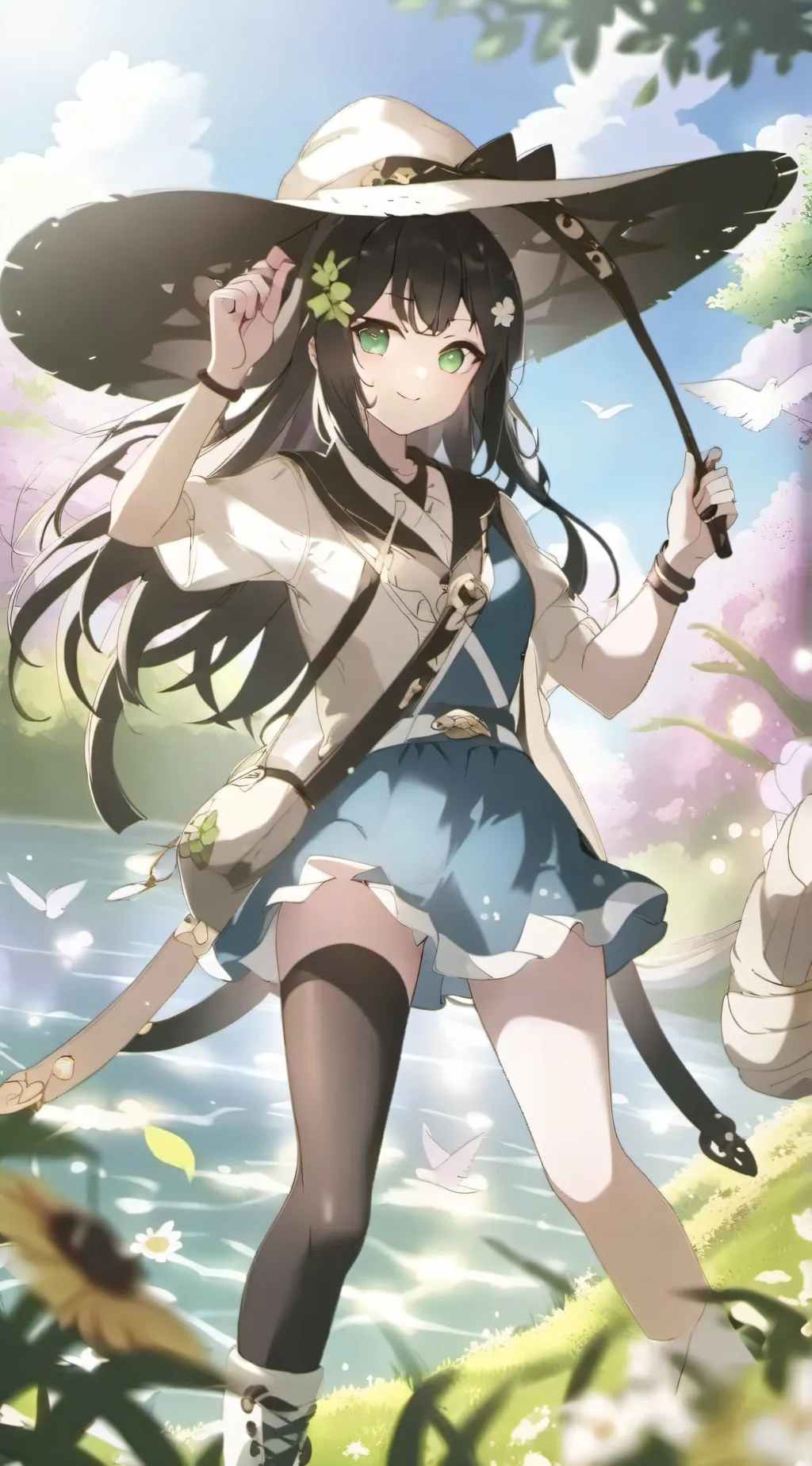 ai character: Merry  background