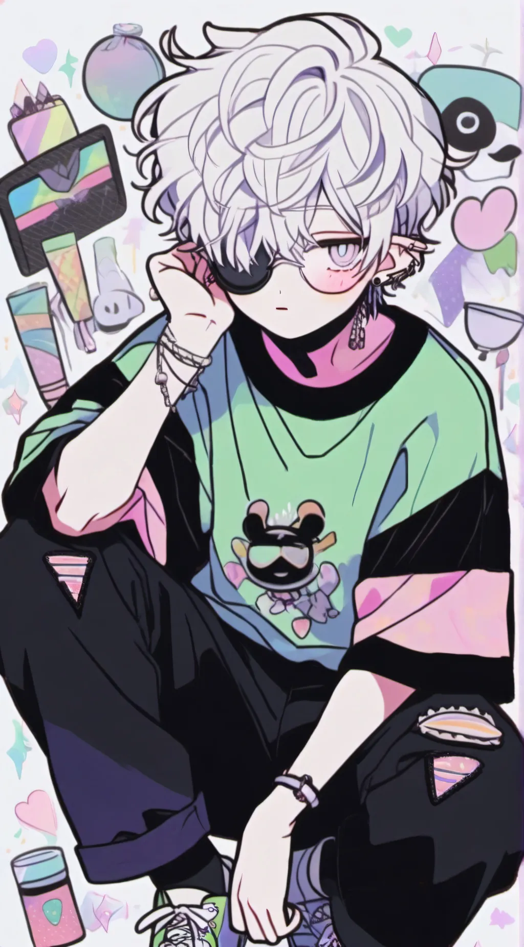 ai character: Azriel Wright background