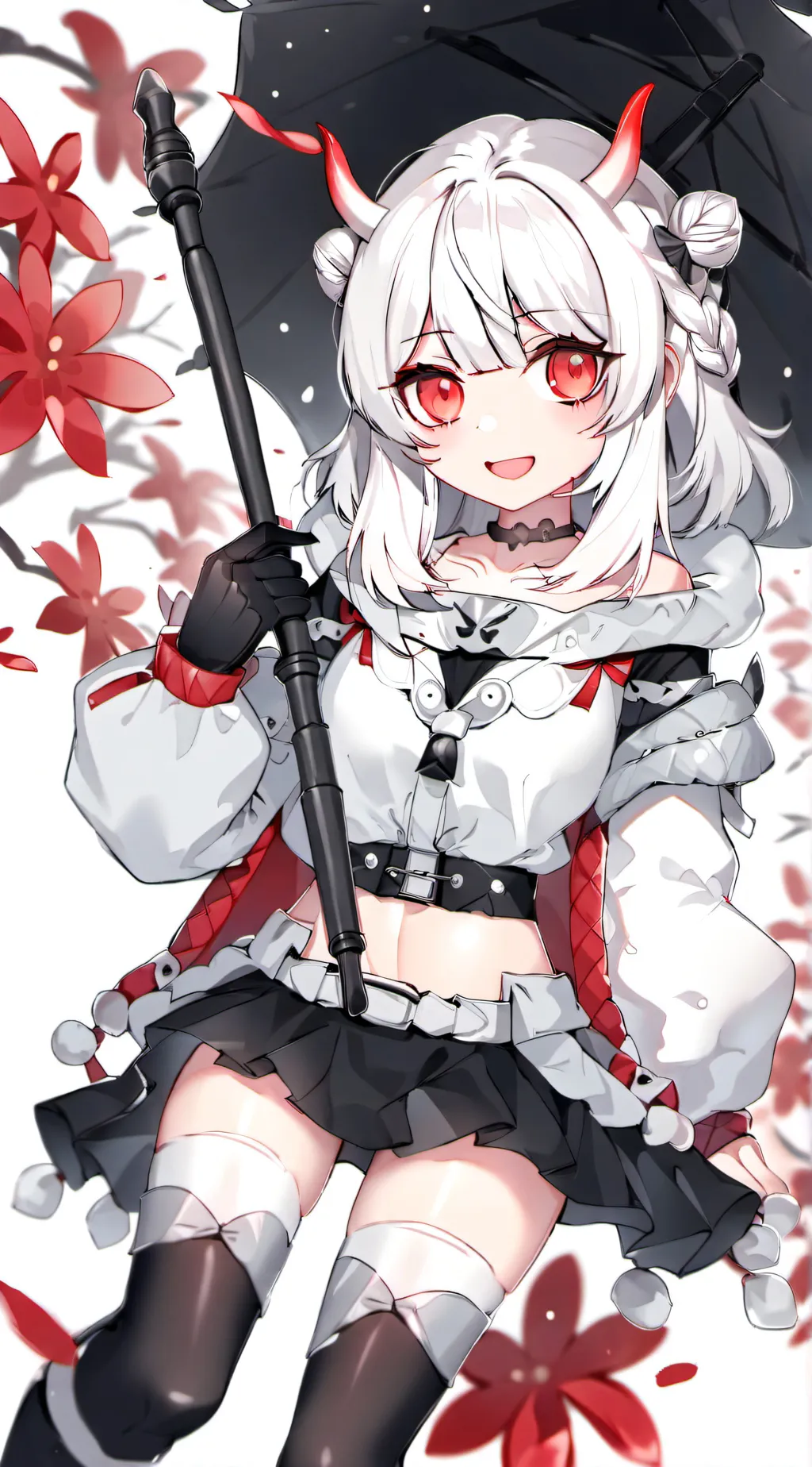 ai character: Demon slayer prom background