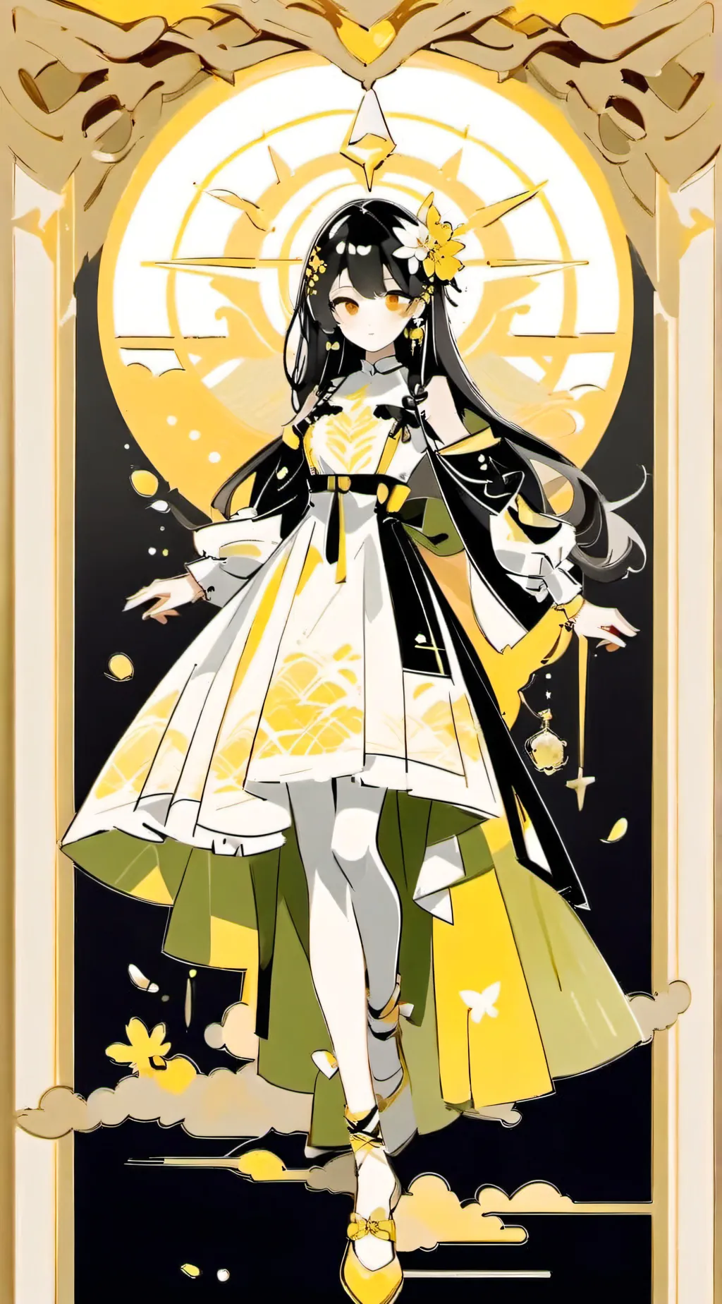 ai character: Katarina😁😆😅😉 background