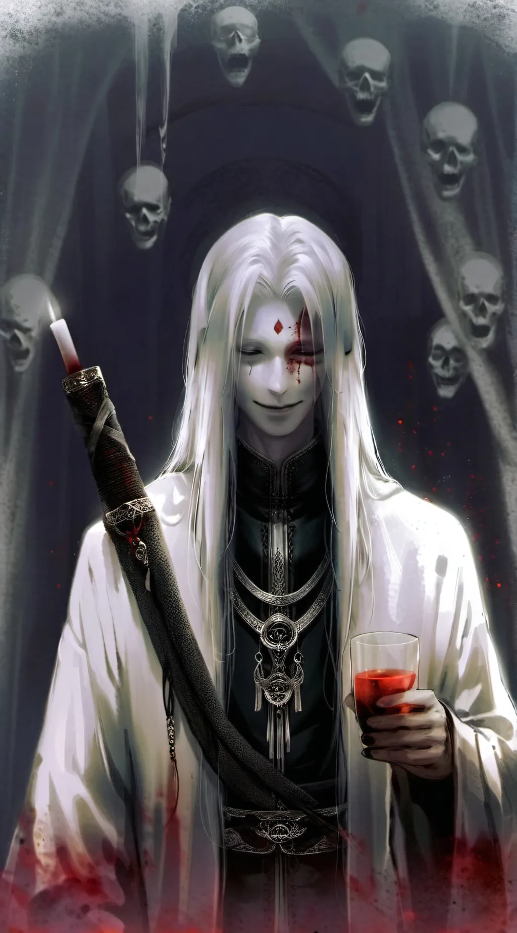 ai character: Mr.Silver background