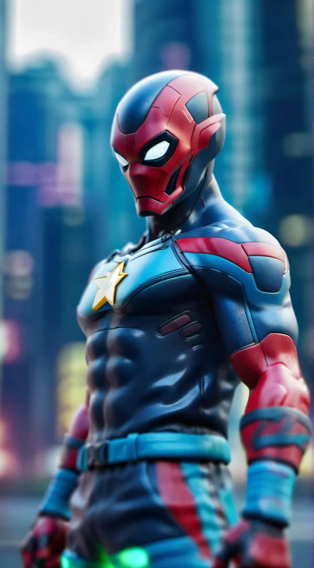 ai character: Retro background