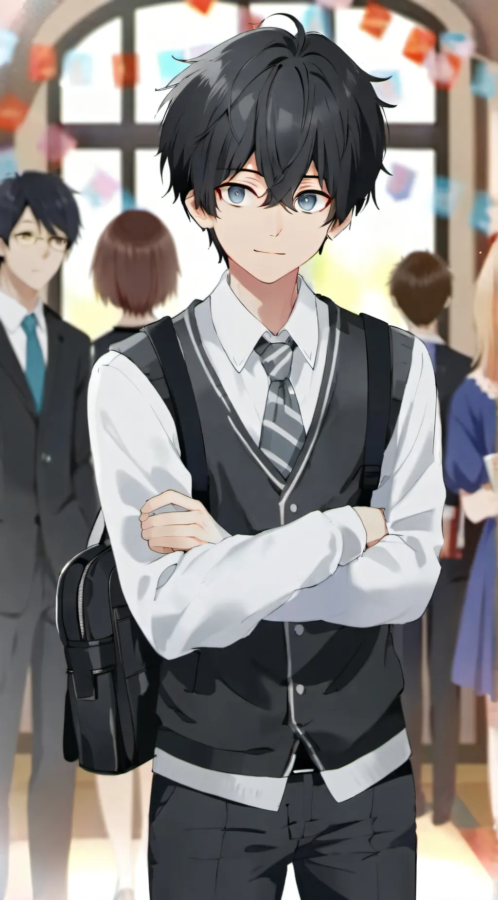 ai character: Luke Davidson  background